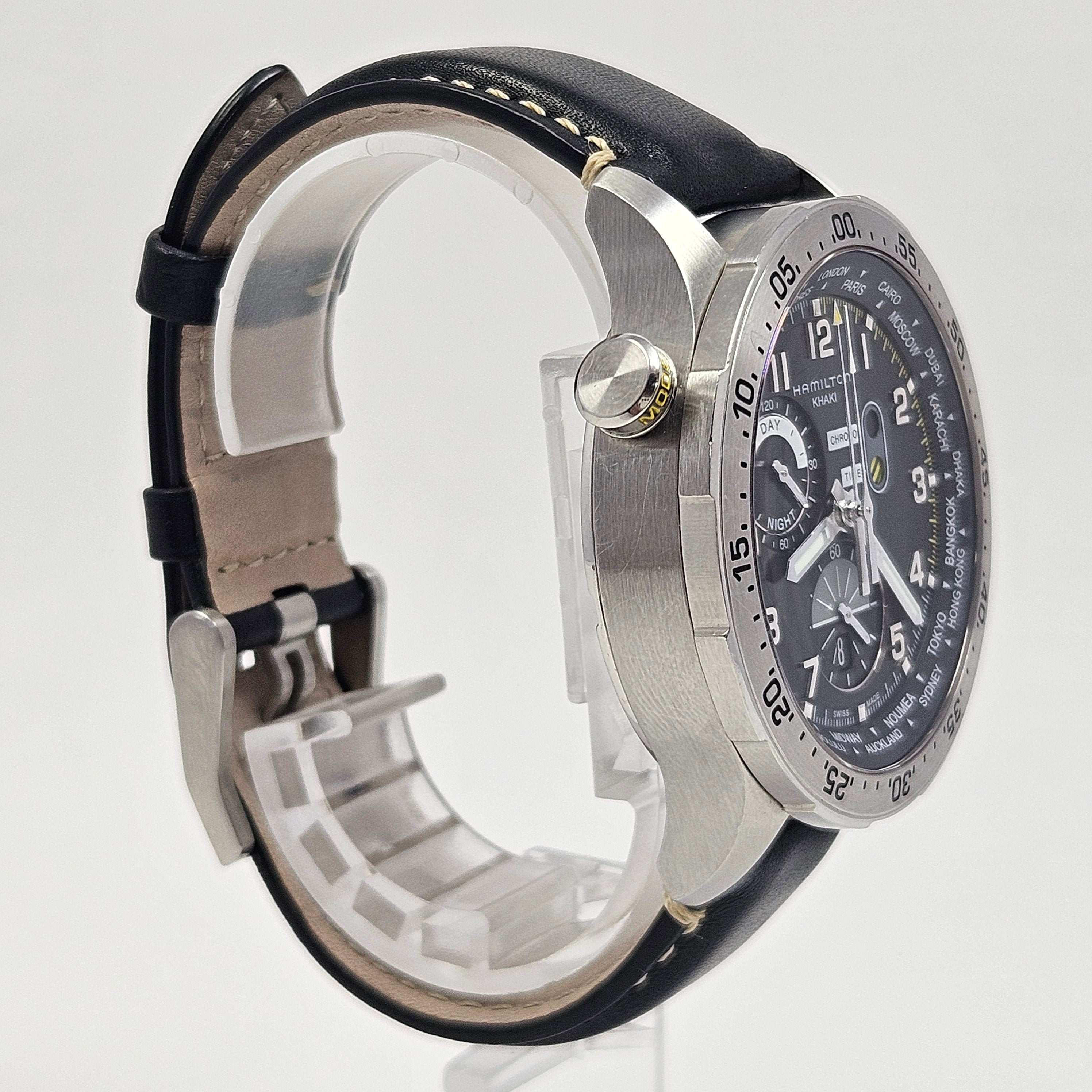 Reloj Hamilton Khaki Aviation Worldtimer Crono Quartz - Image 6