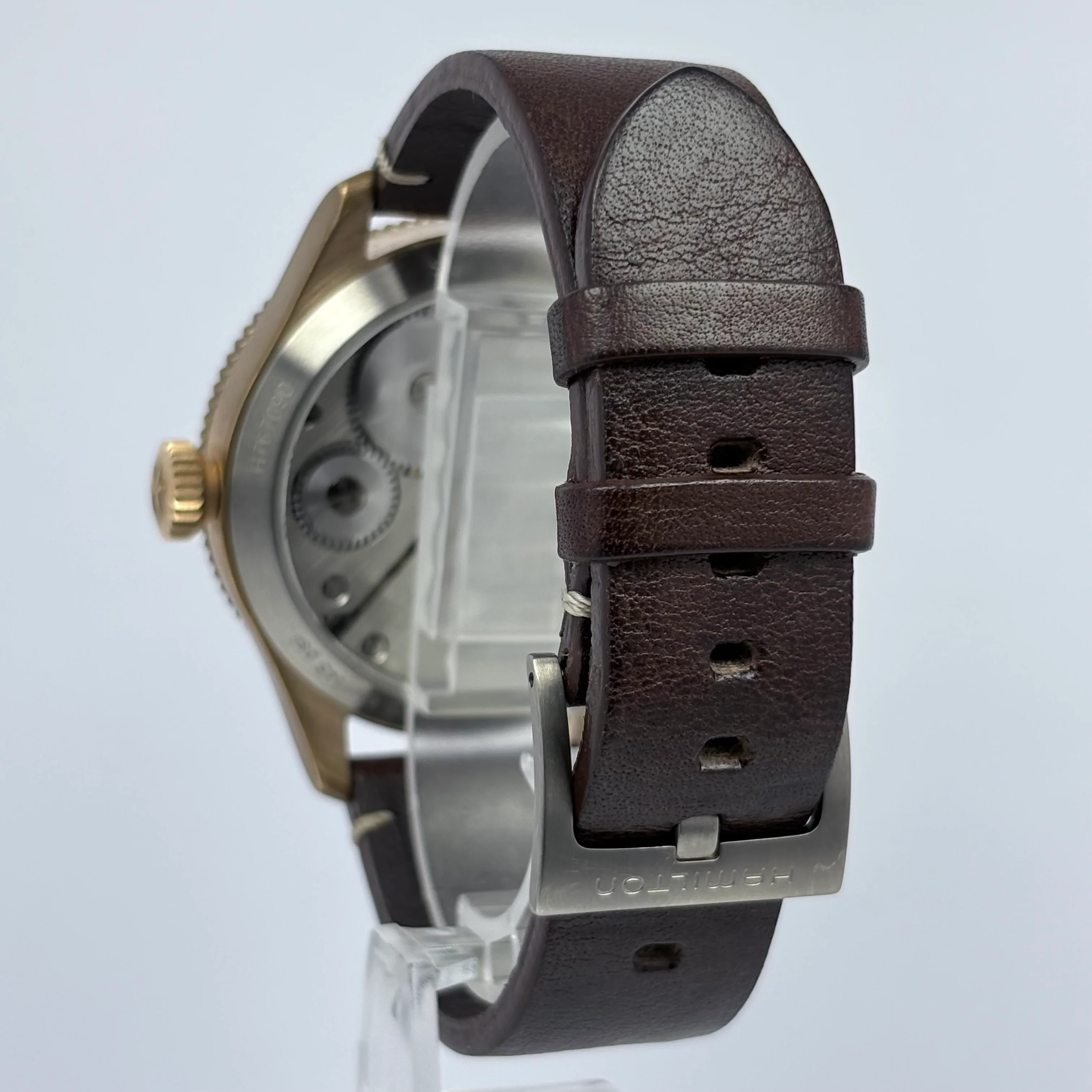 Reloj Hamilton Pilot Pioneer Bronze Cuerda Manual - Image 6