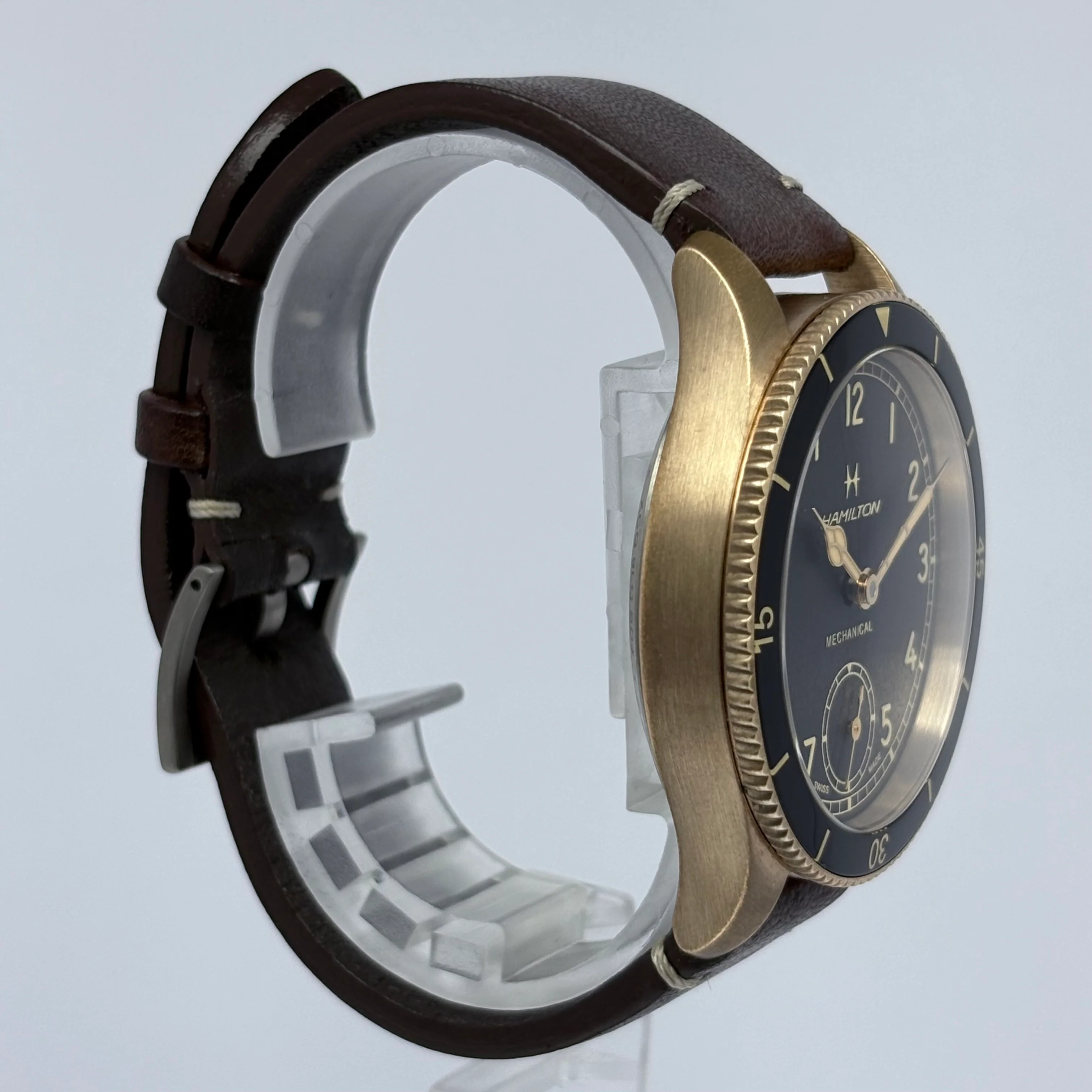 Reloj Hamilton Pilot Pioneer Bronze Cuerda Manual - Image 7