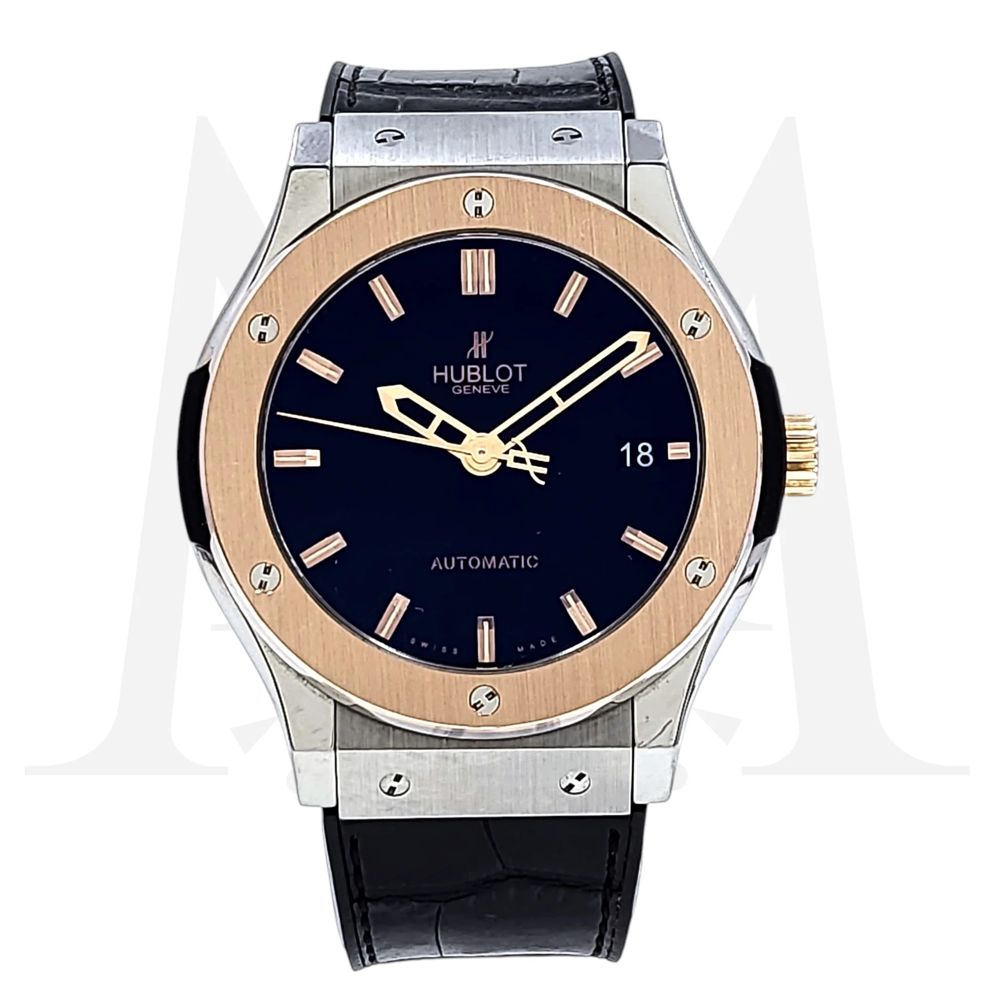 Reloj Hublot Classic Fusión King Bisel Oro Automático