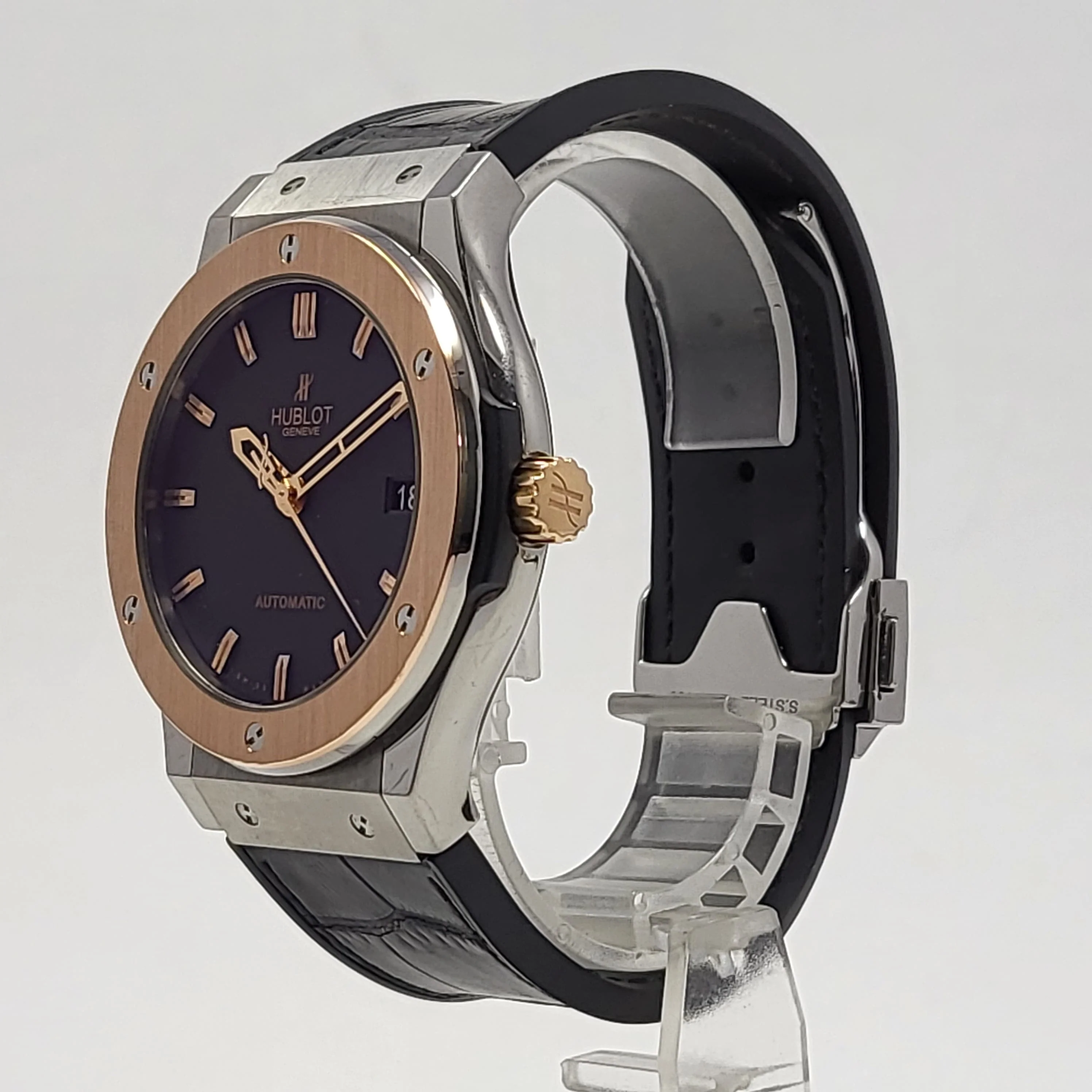 Reloj Hublot Classic Fusión King Bisel Oro Automático - Image 3