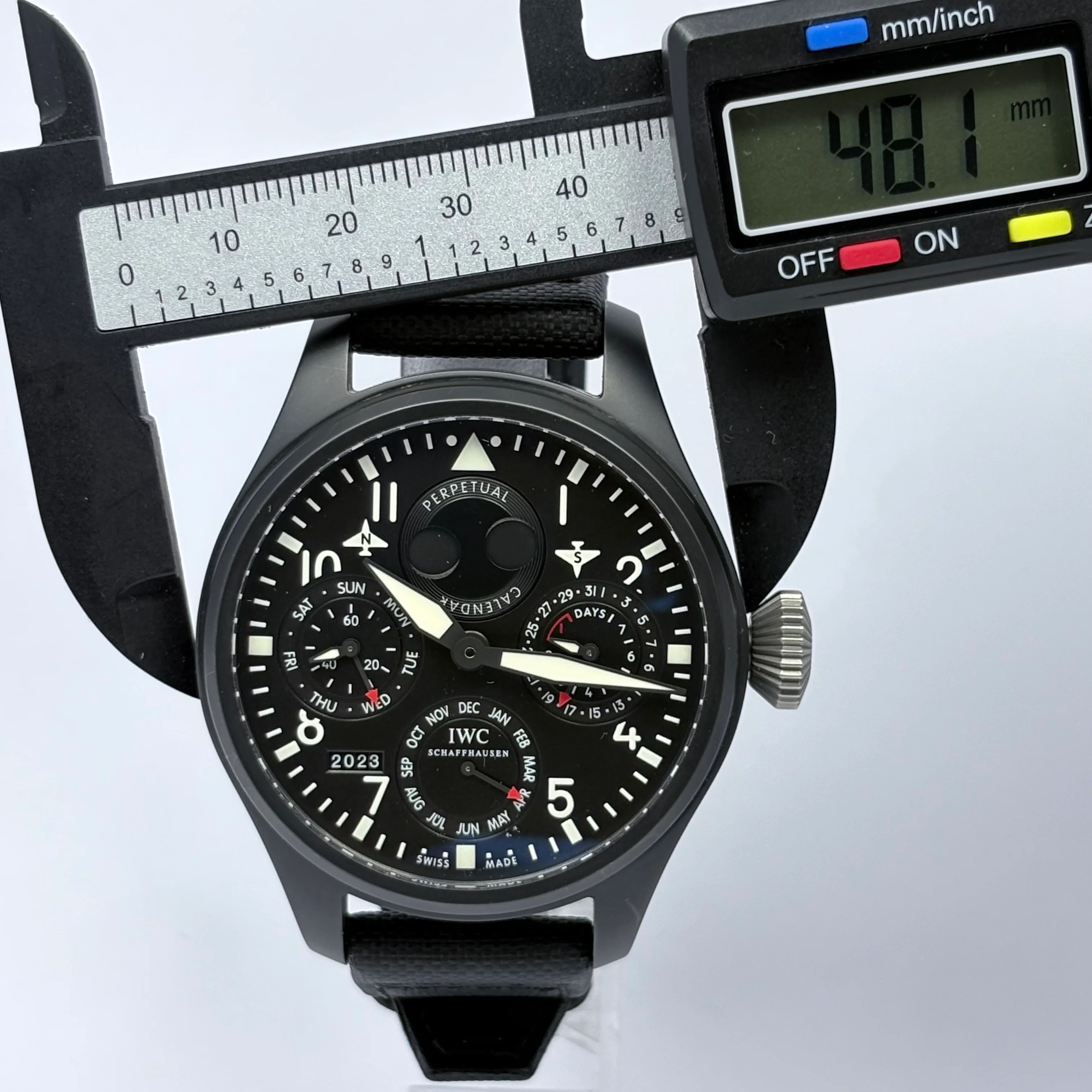 Reloj IWC Big Pilot Top Gun Calendario Perpetuo Automático - Image 10