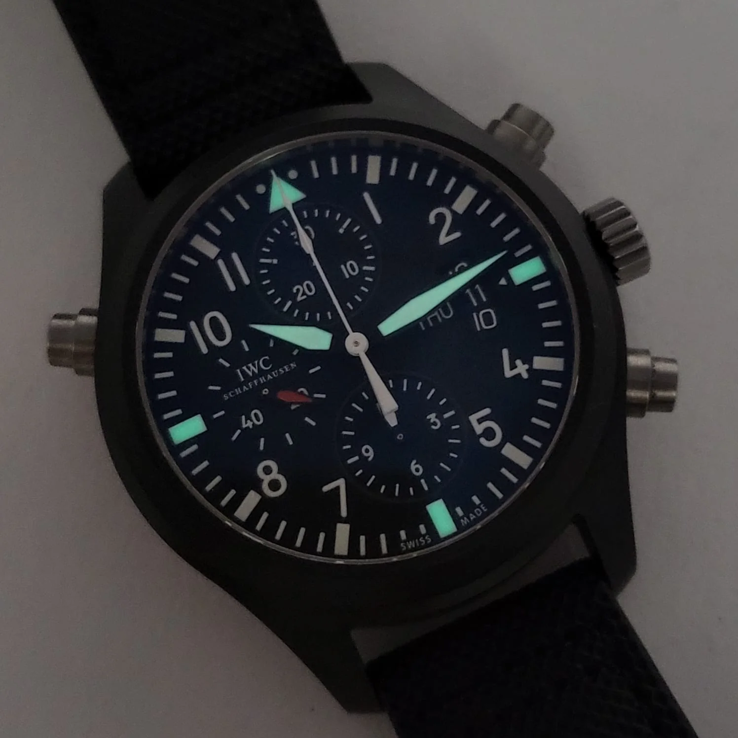 Reloj IWC Pilot Rattrapante Cerámica Automático - Image 3