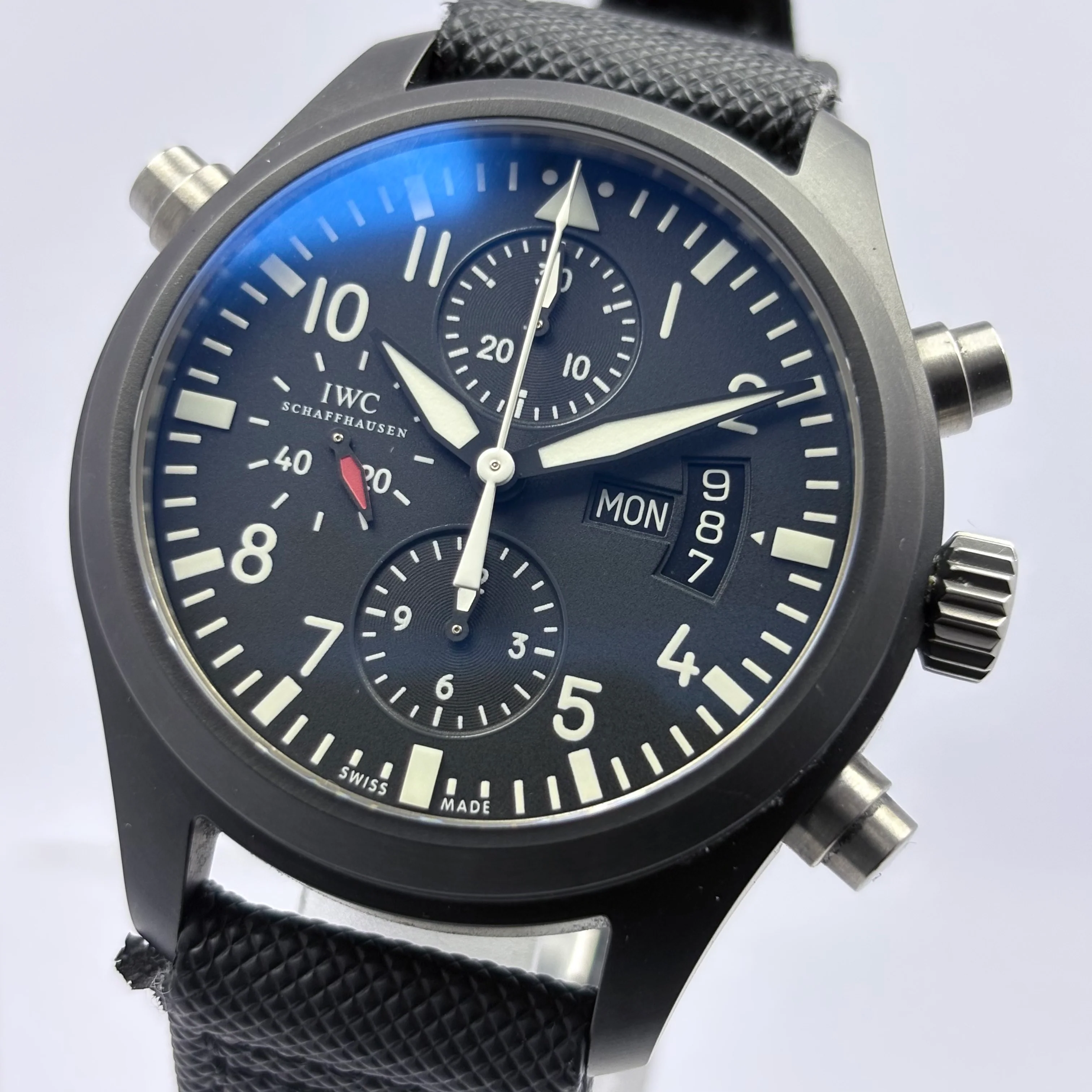 Reloj IWC Pilot Rattrapante Cerámica Automático - Image 3