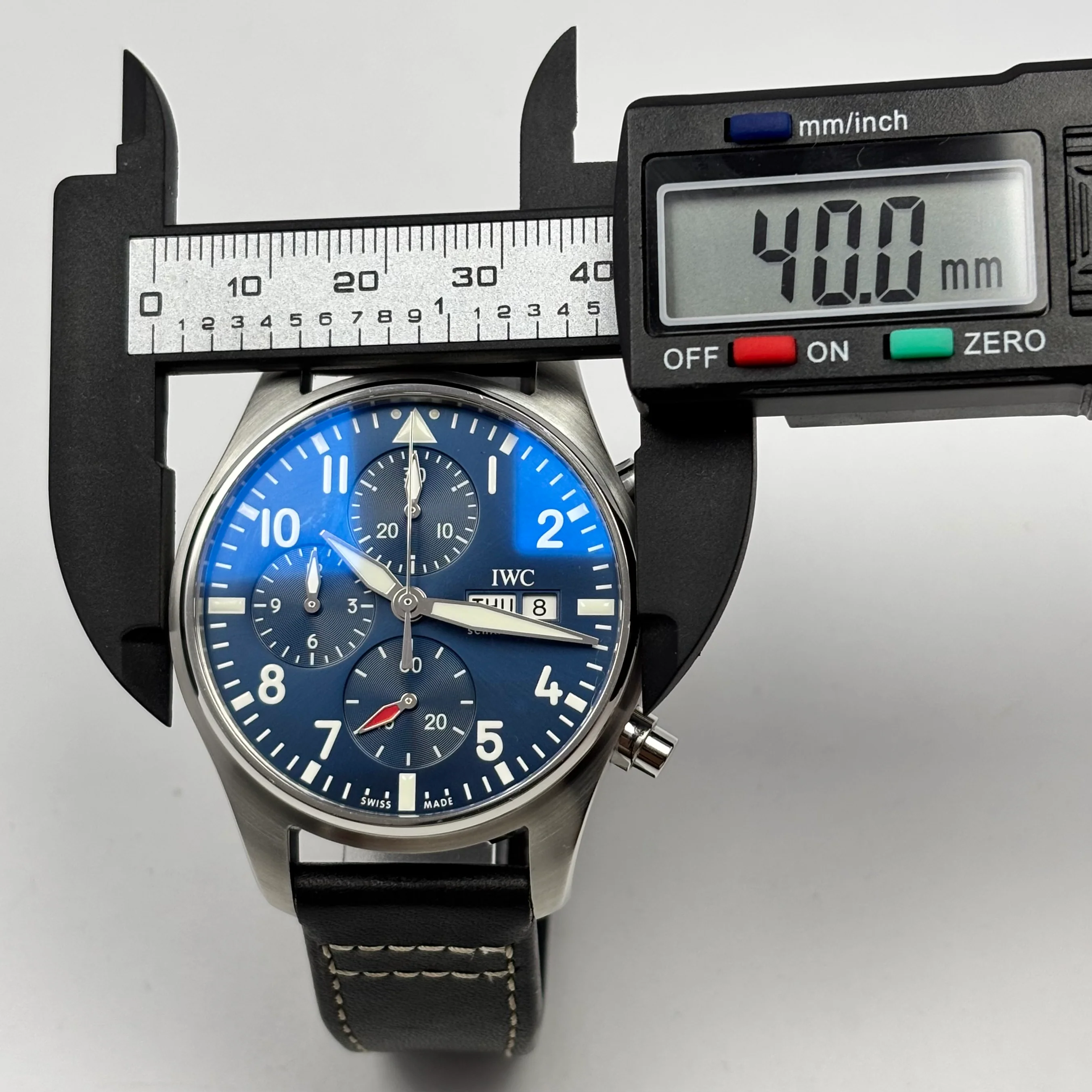 Reloj IWC Pilot Cronógrafo Automático Manufactura - Image 9