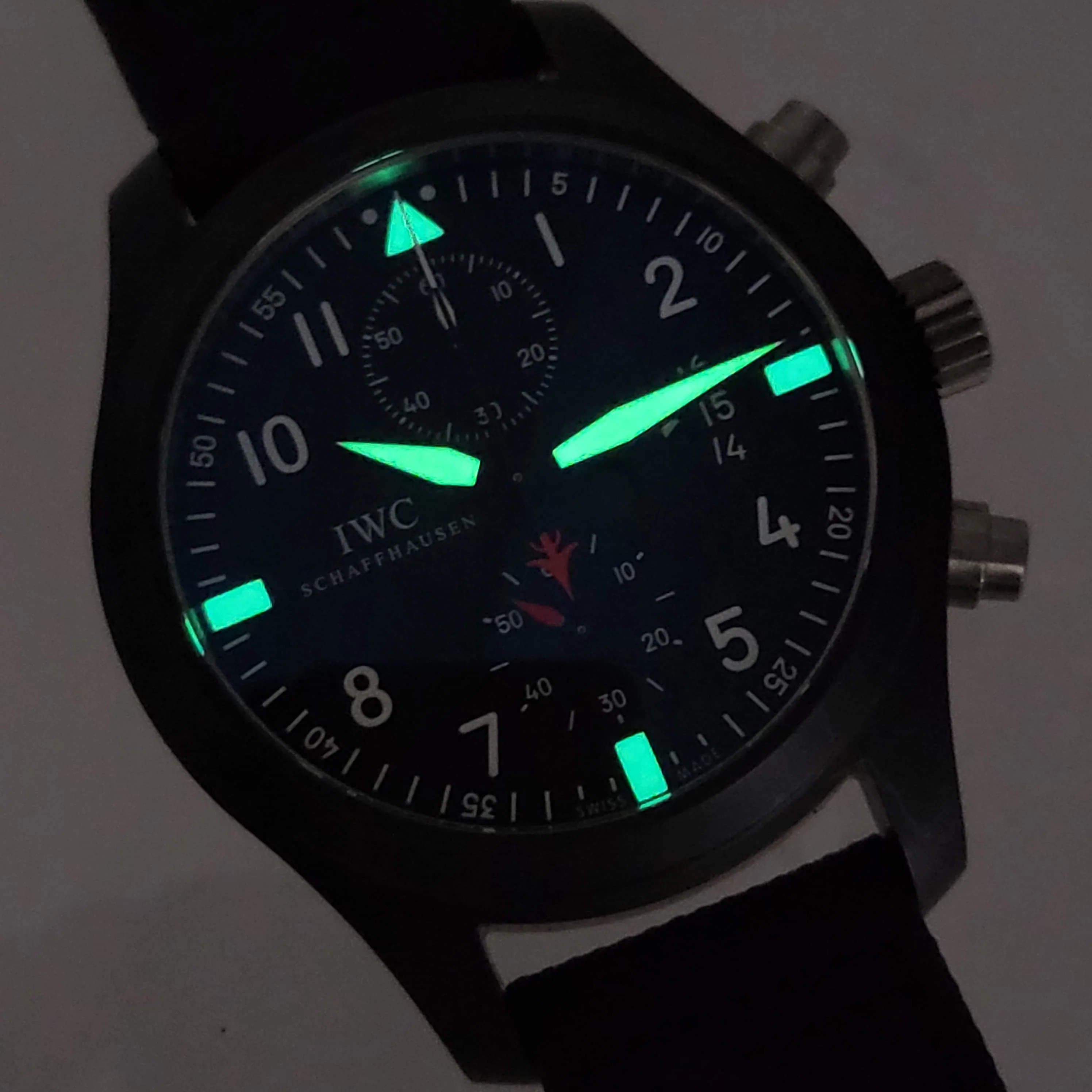 Reloj IWC Pilot Top Gun Cerámica Manufactura - Image 2