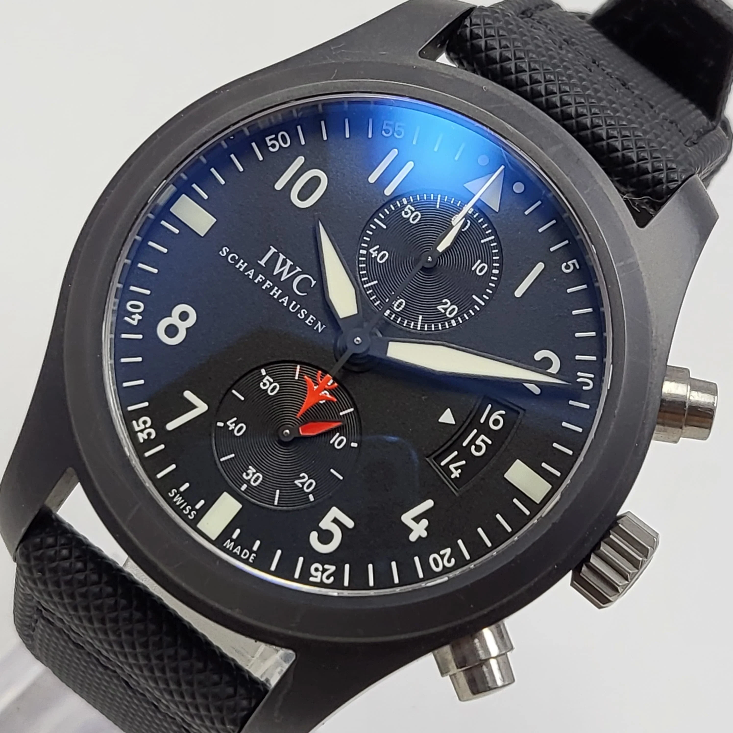Reloj IWC Pilot Top Gun Cerámica Manufactura - Image 3