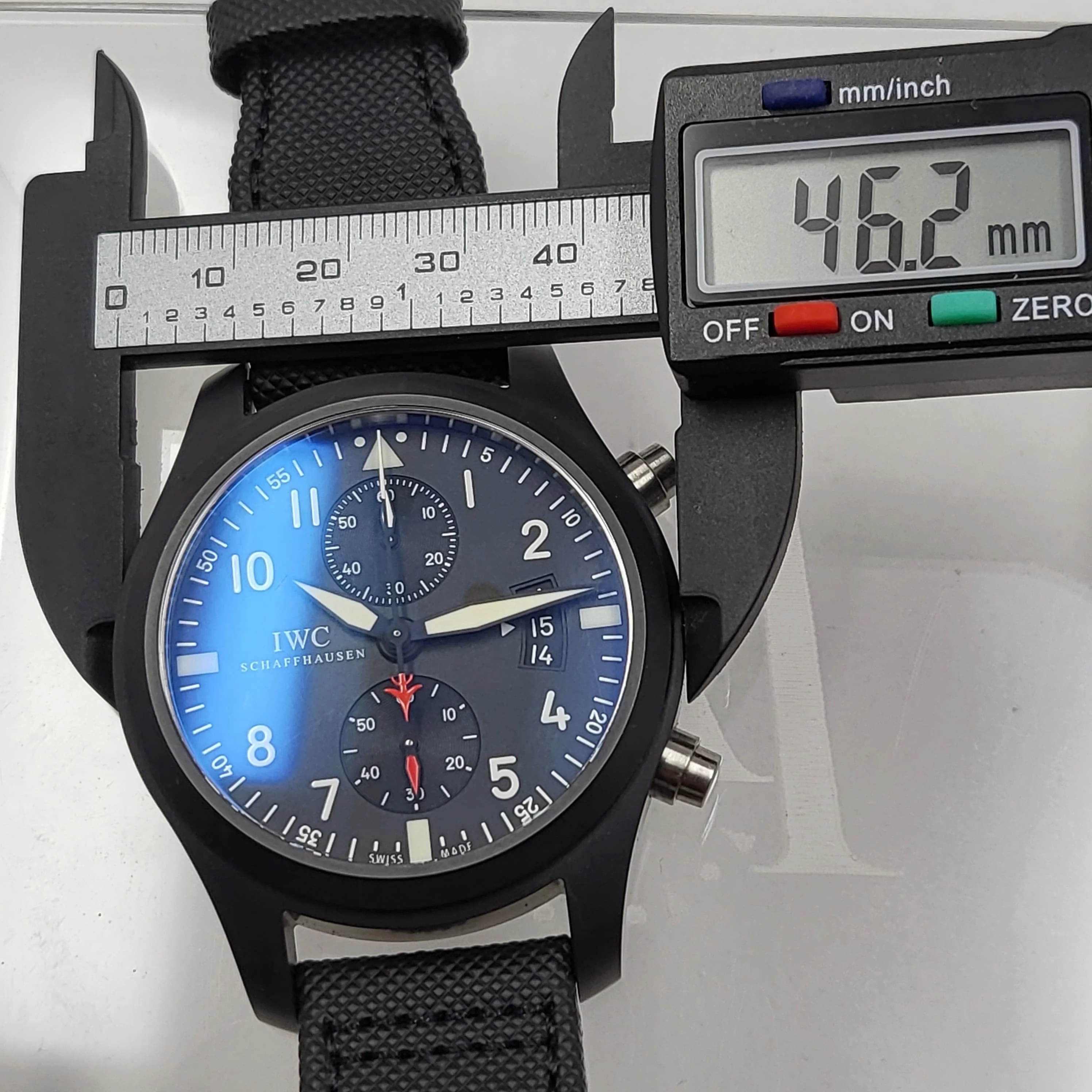 Reloj IWC Pilot Top Gun Cerámica Manufactura - Image 8