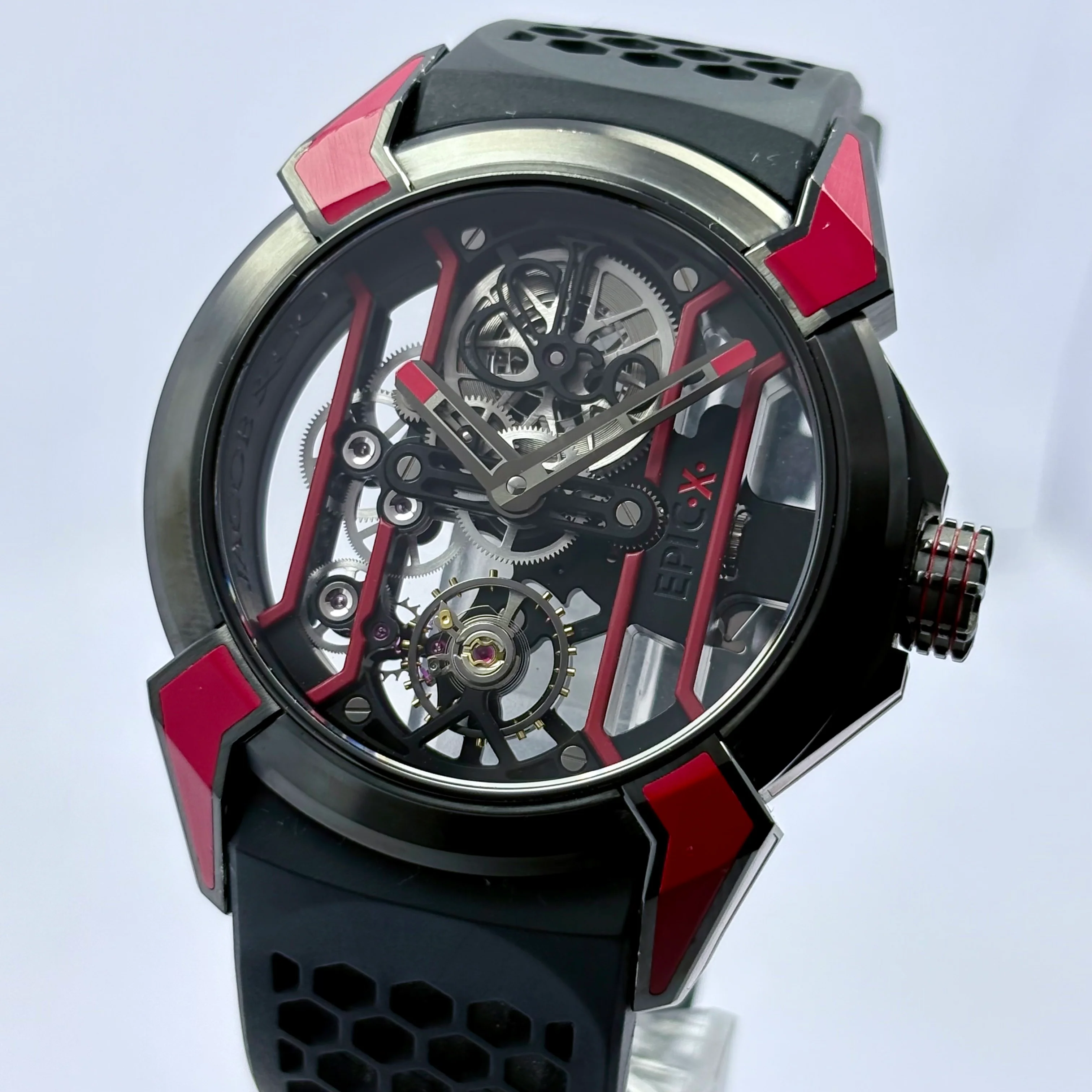Reloj Jacob & Co. Epic X Racing Black Red Limited Edition Cuerda - Image 3
