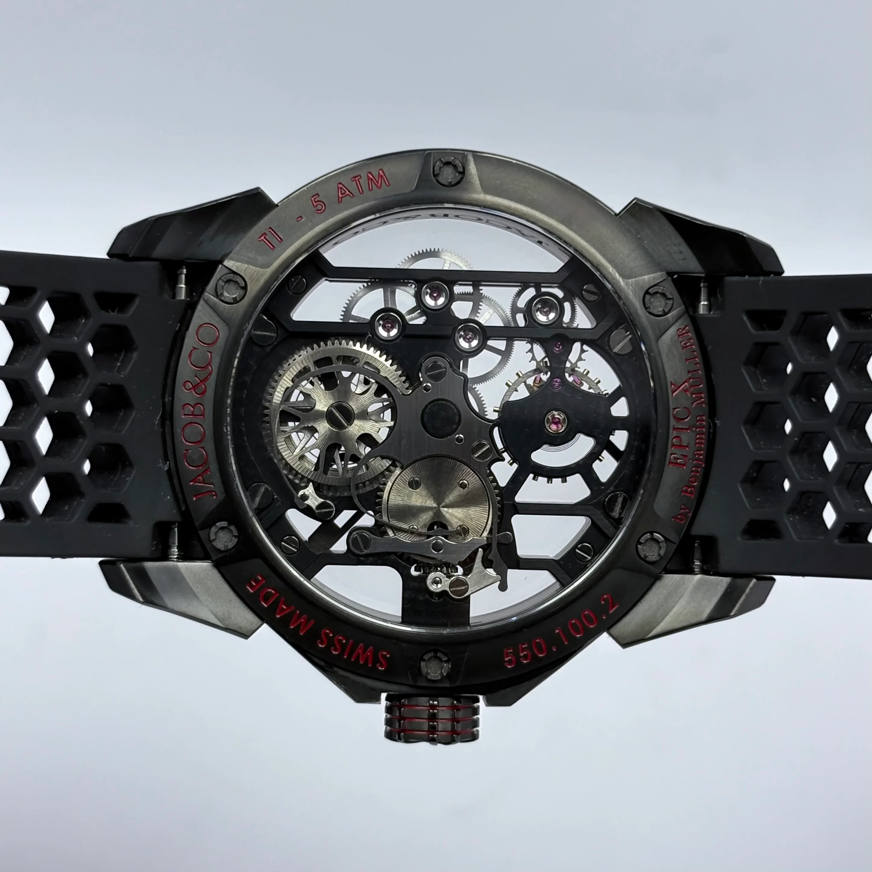 Reloj Jacob & Co. Epic X Racing Black Red Limited Edition Cuerda - Image 7