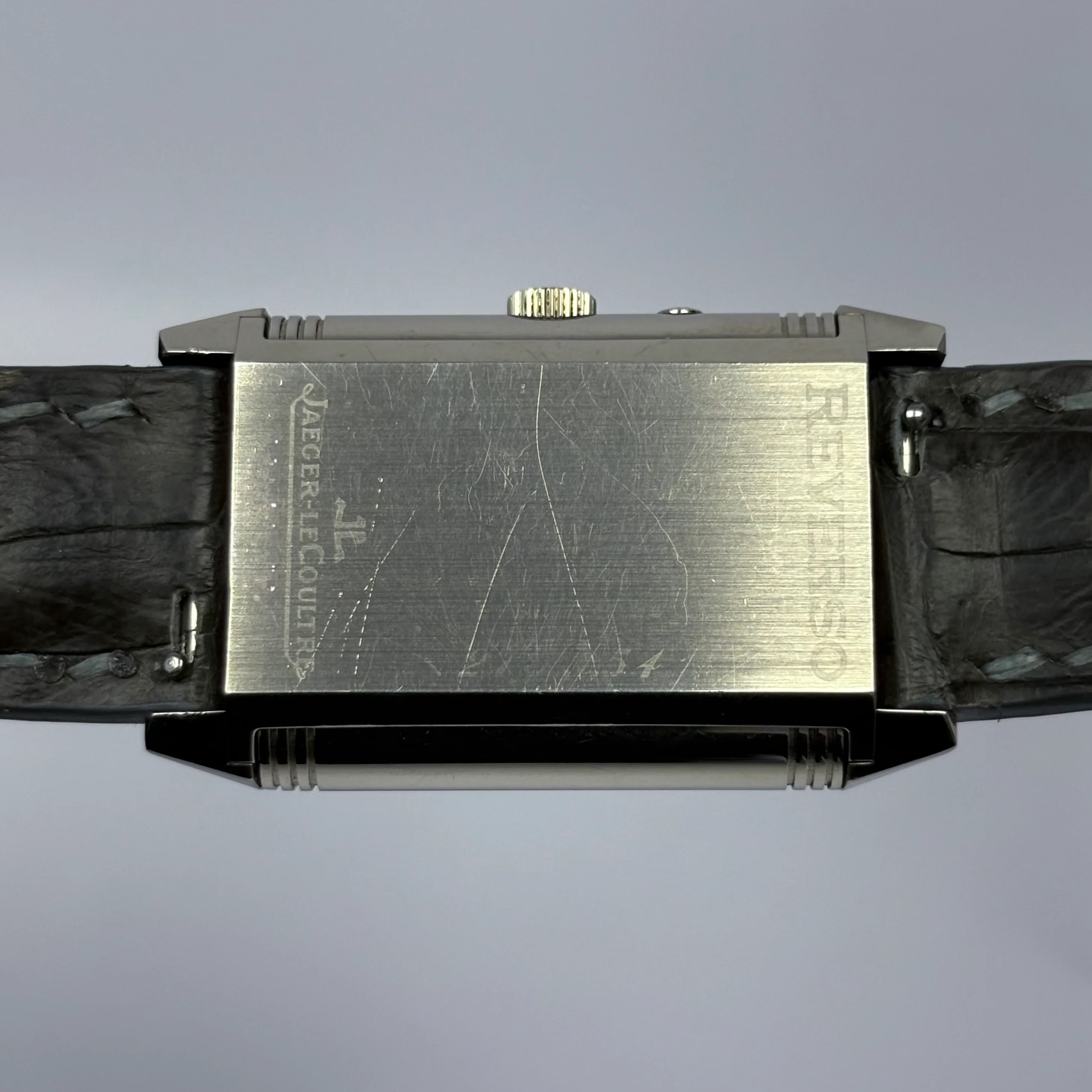 Reloj Jaeger Le-Coultre Reverso Duo Face Night & Day Oro Blanco Cuerda - Image 10