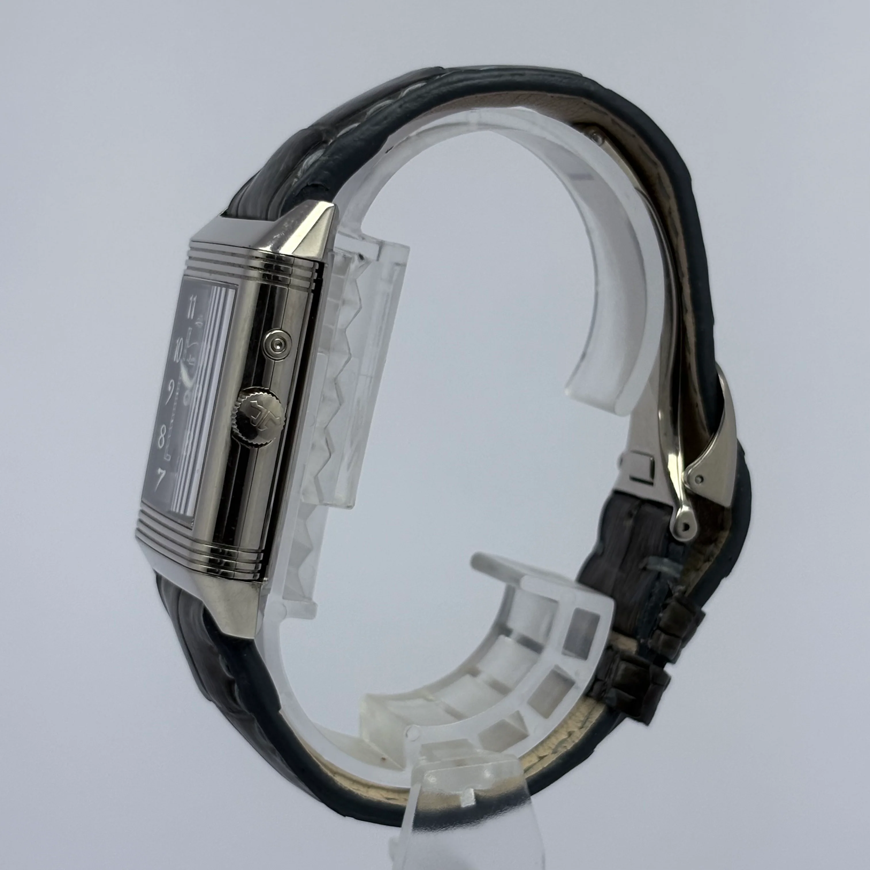 Reloj Jaeger Le-Coultre Reverso Duo Face Night & Day Oro Blanco Cuerda - Image 6