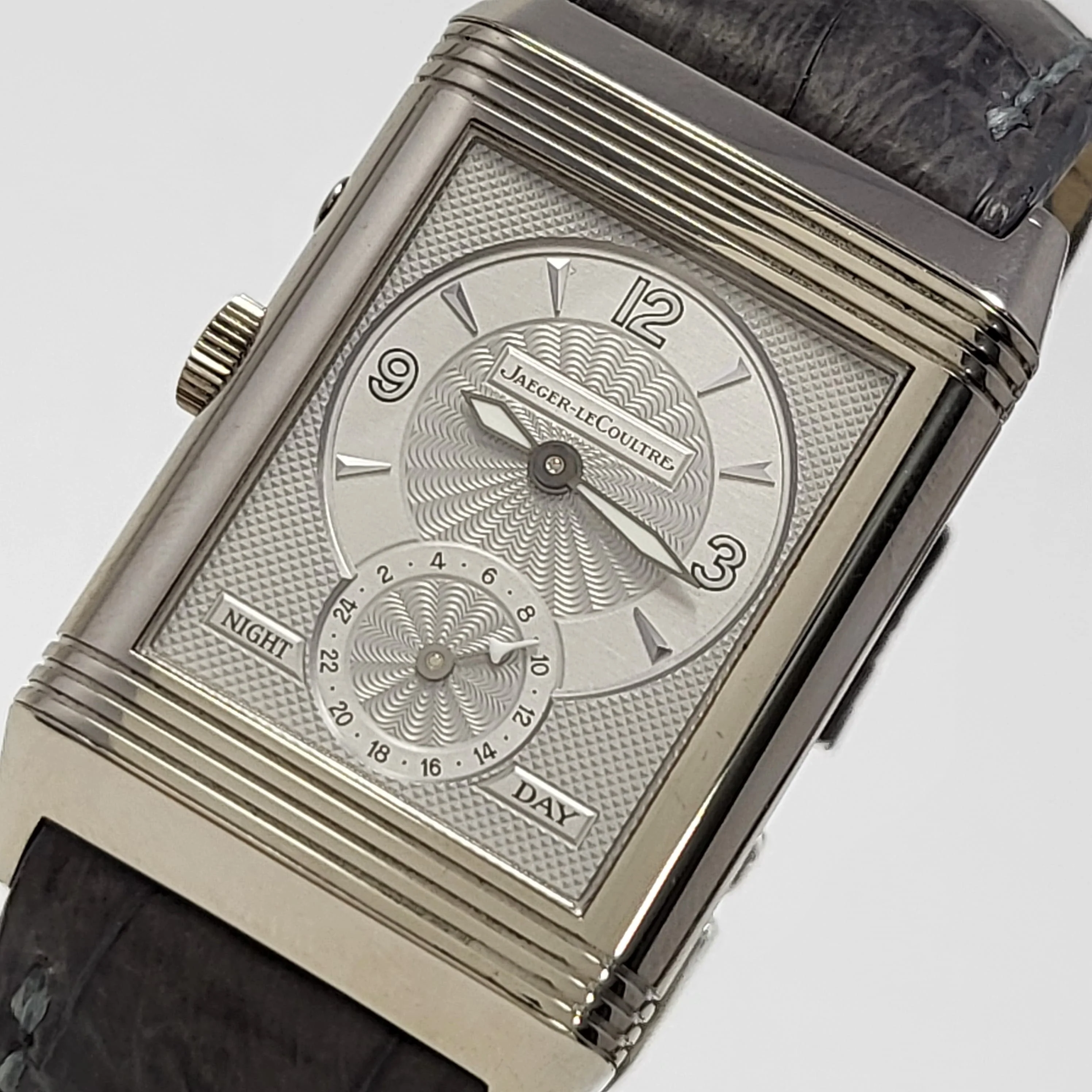 Reloj Jaeger LeCoultre Reverso Dou Face, Oro Blanco, Cuerda - Image 3