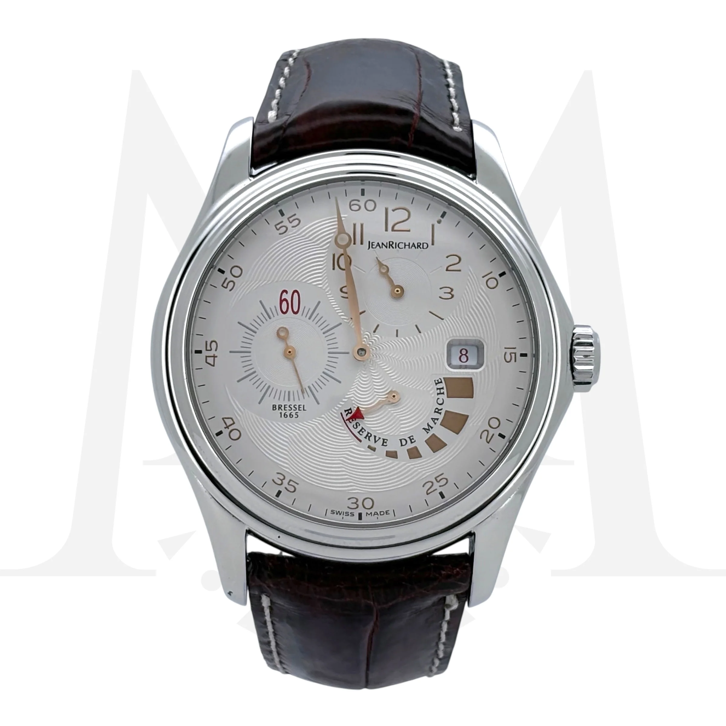 Reloj Jean Richard Bressel 1665 Regulator Automático