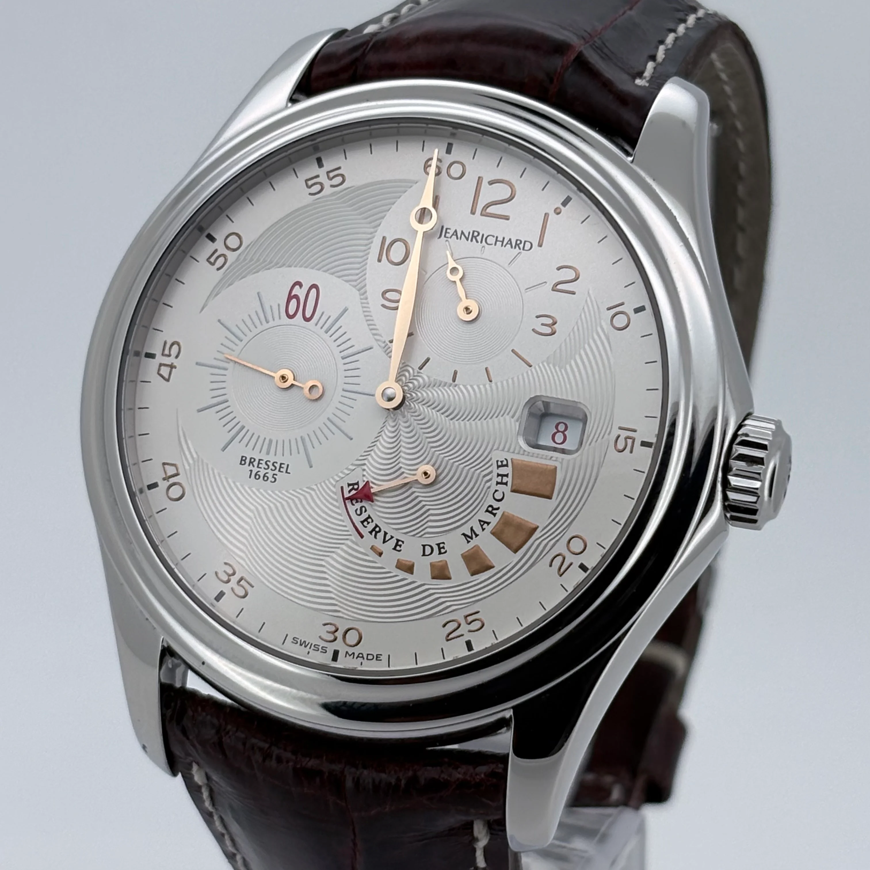 Reloj Jean Richard Bressel 1665 Regulator Automático - Image 2