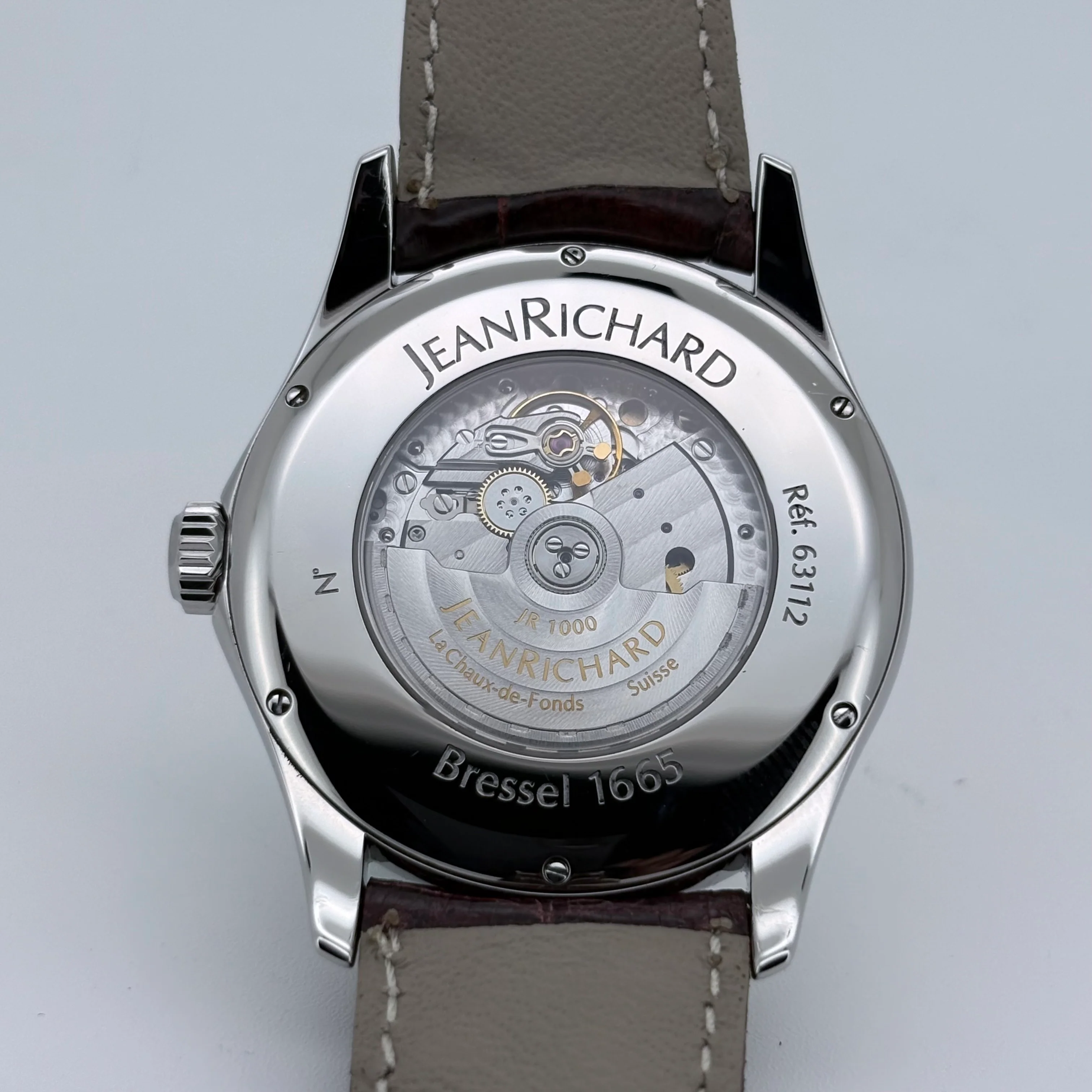 Reloj Jean Richard Bressel 1665 Regulator Automático - Image 8