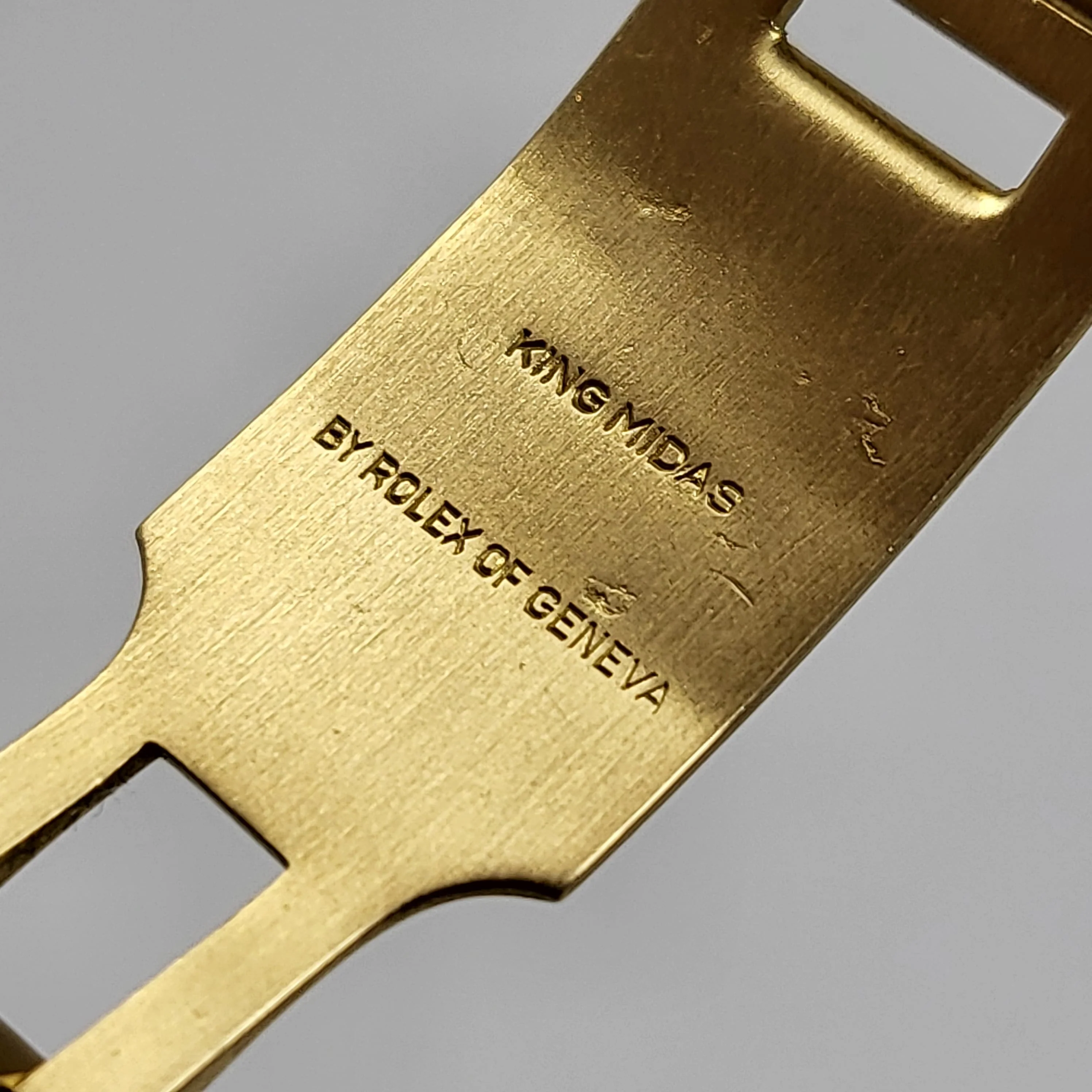 Reloj Rolex King Midas Oro 18k Dial Lapislázuli Cuerda - Image 10