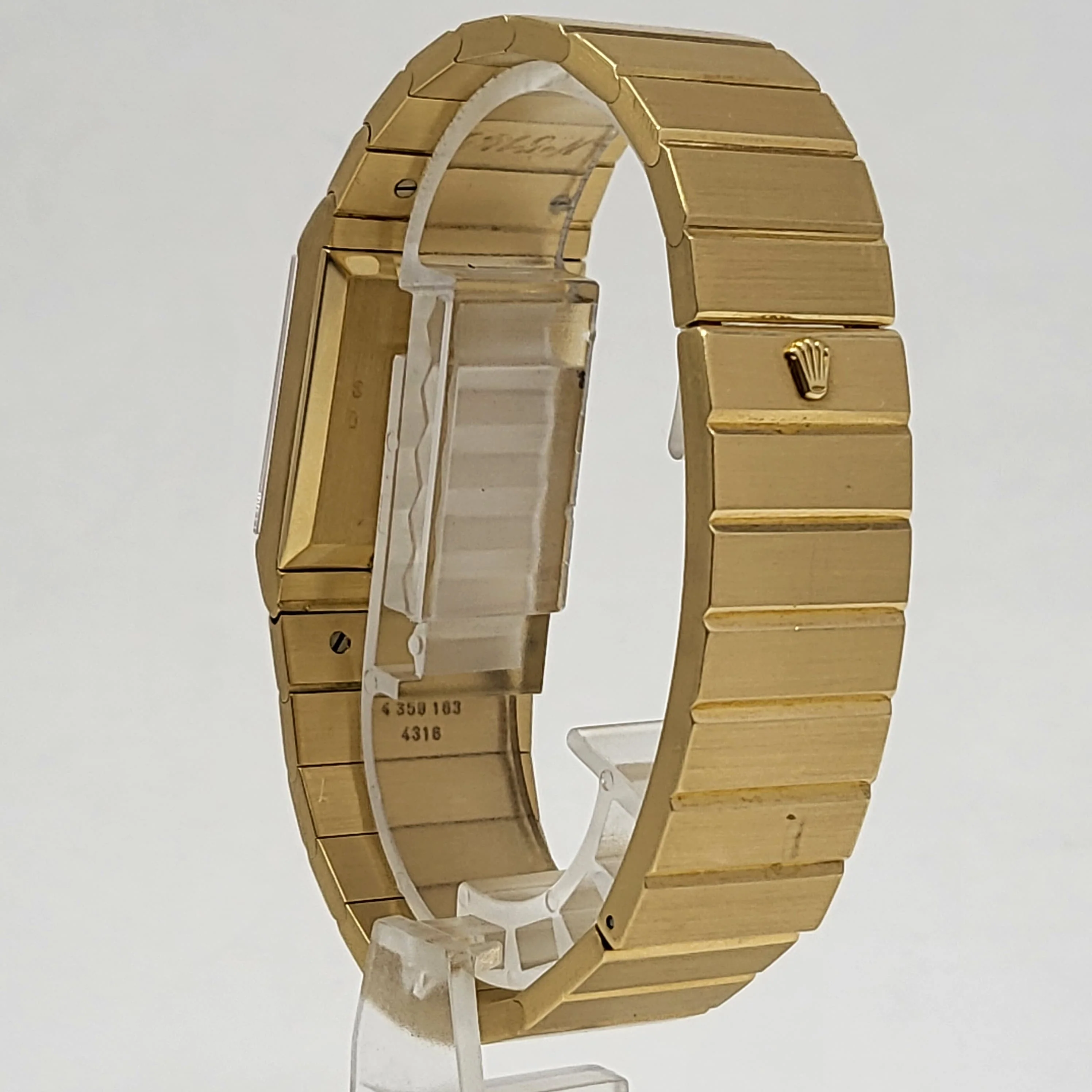 Reloj Rolex King Midas Oro 18k Dial Lapislázuli Cuerda - Image 4