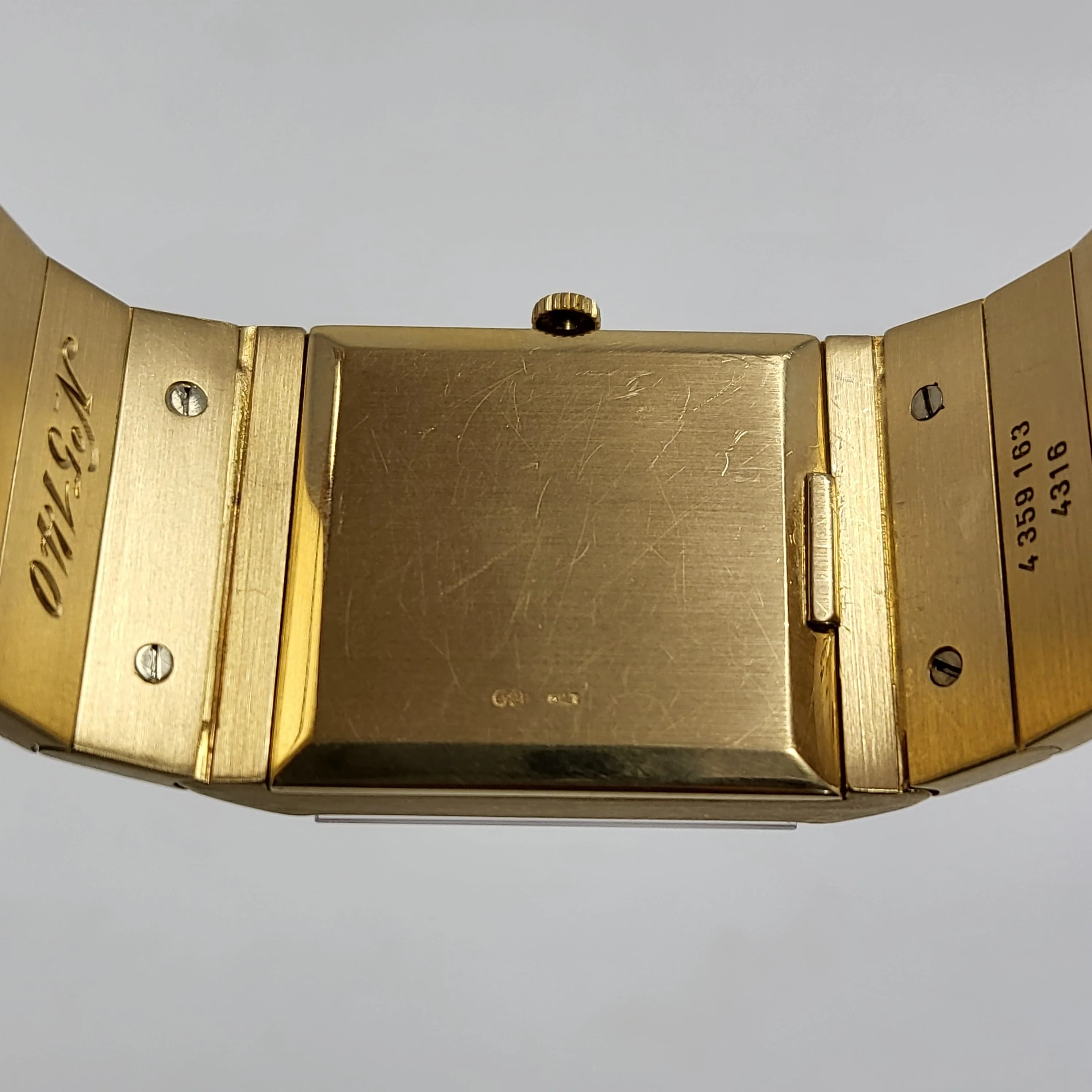 Reloj Rolex King Midas Oro 18k Dial Lapislázuli Cuerda - Image 8