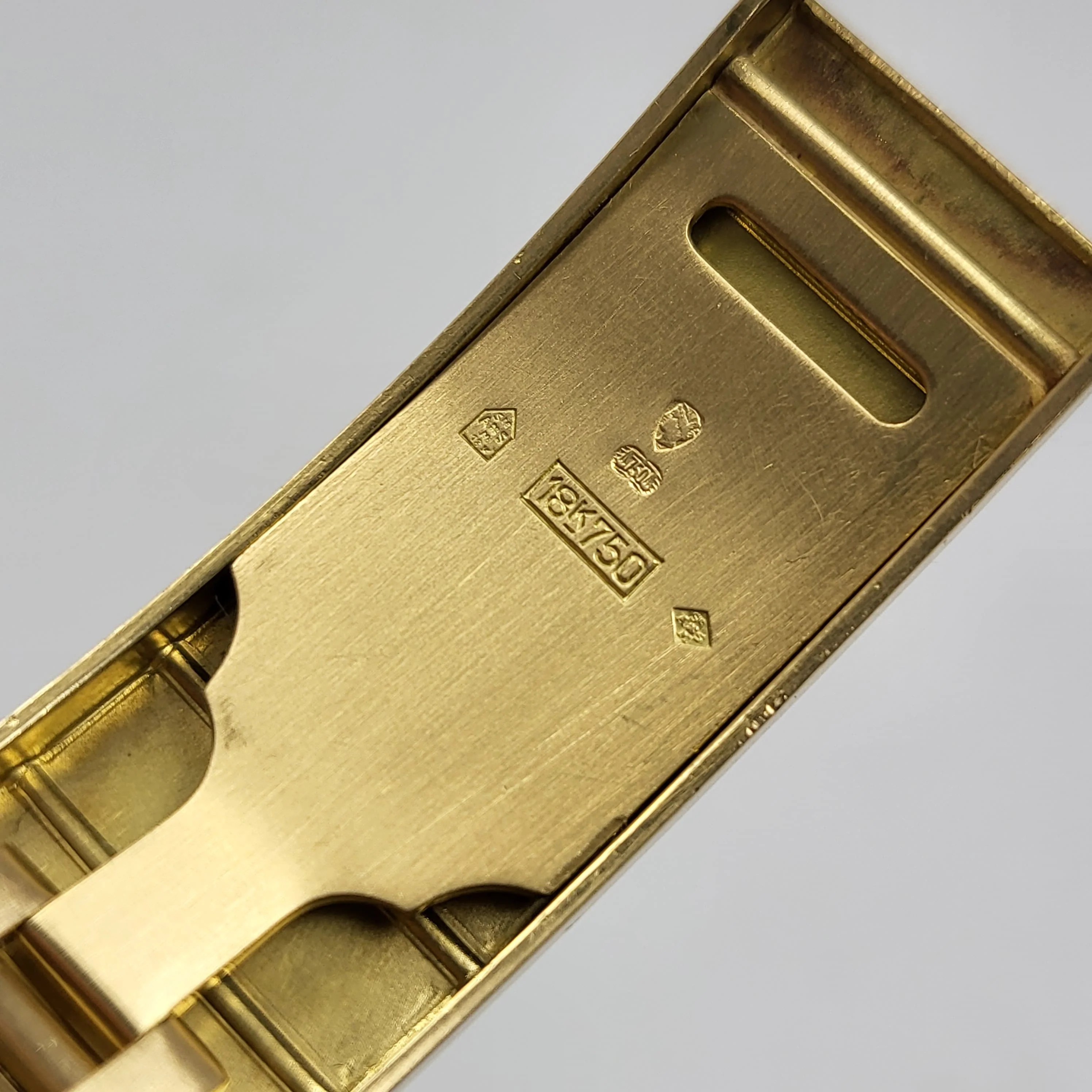Reloj Rolex King Midas Oro 18k Dial Lapislázuli Cuerda - Image 9