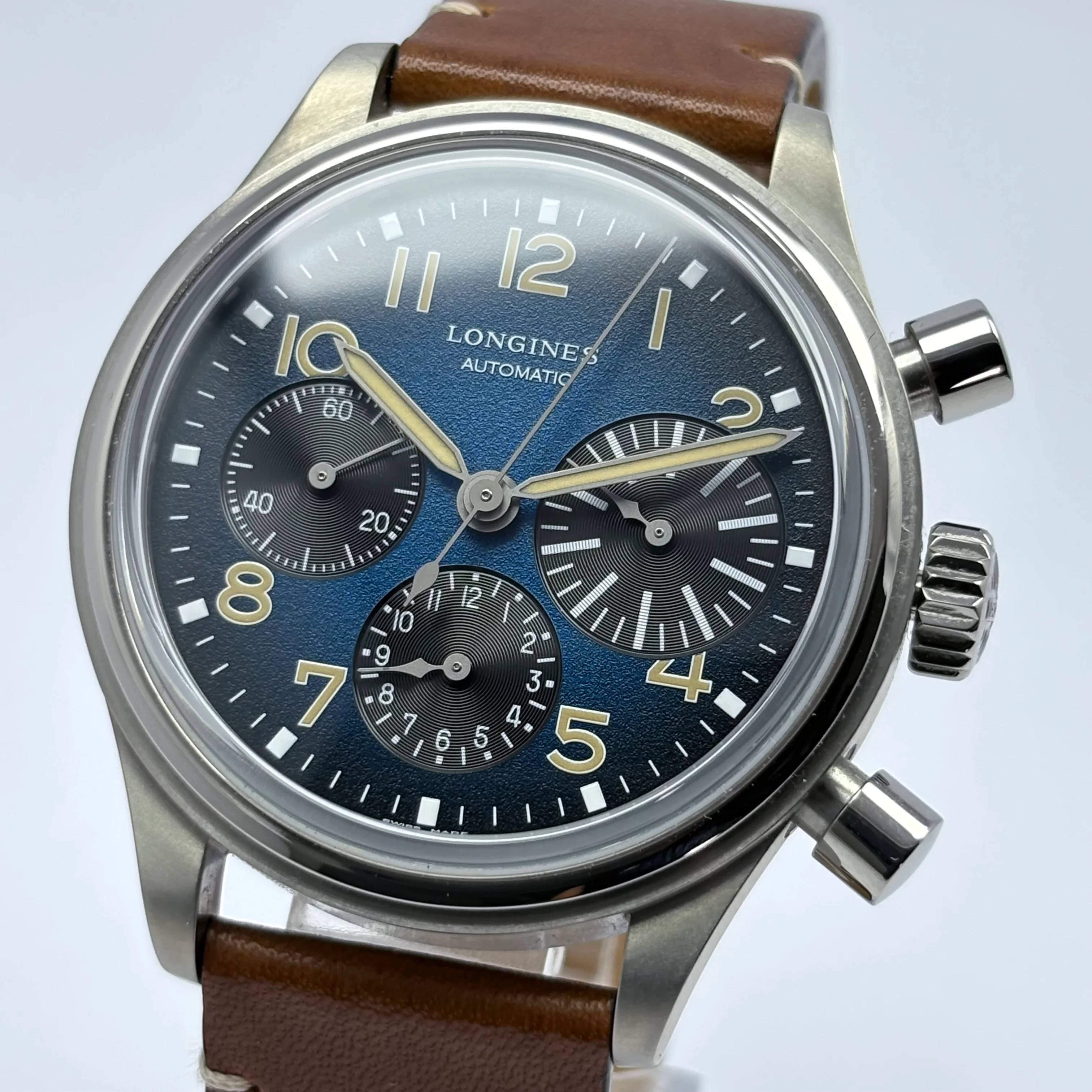 Reloj Longines Avigation Big Eye Cronógrafo Automático - Image 4