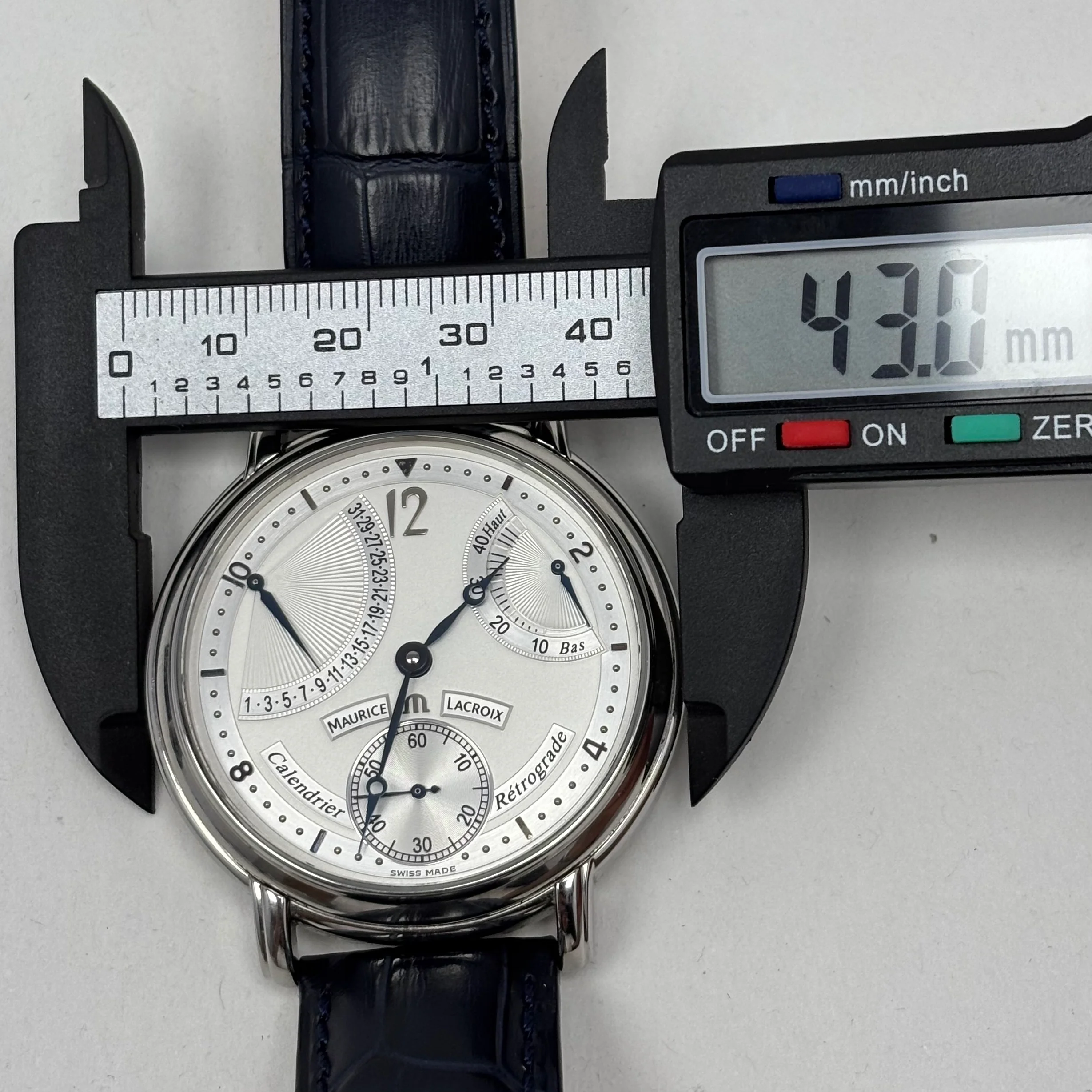 Reloj Maurice Lacroix Masterpiece Calendrier Retrograde Cuerda - Image 9