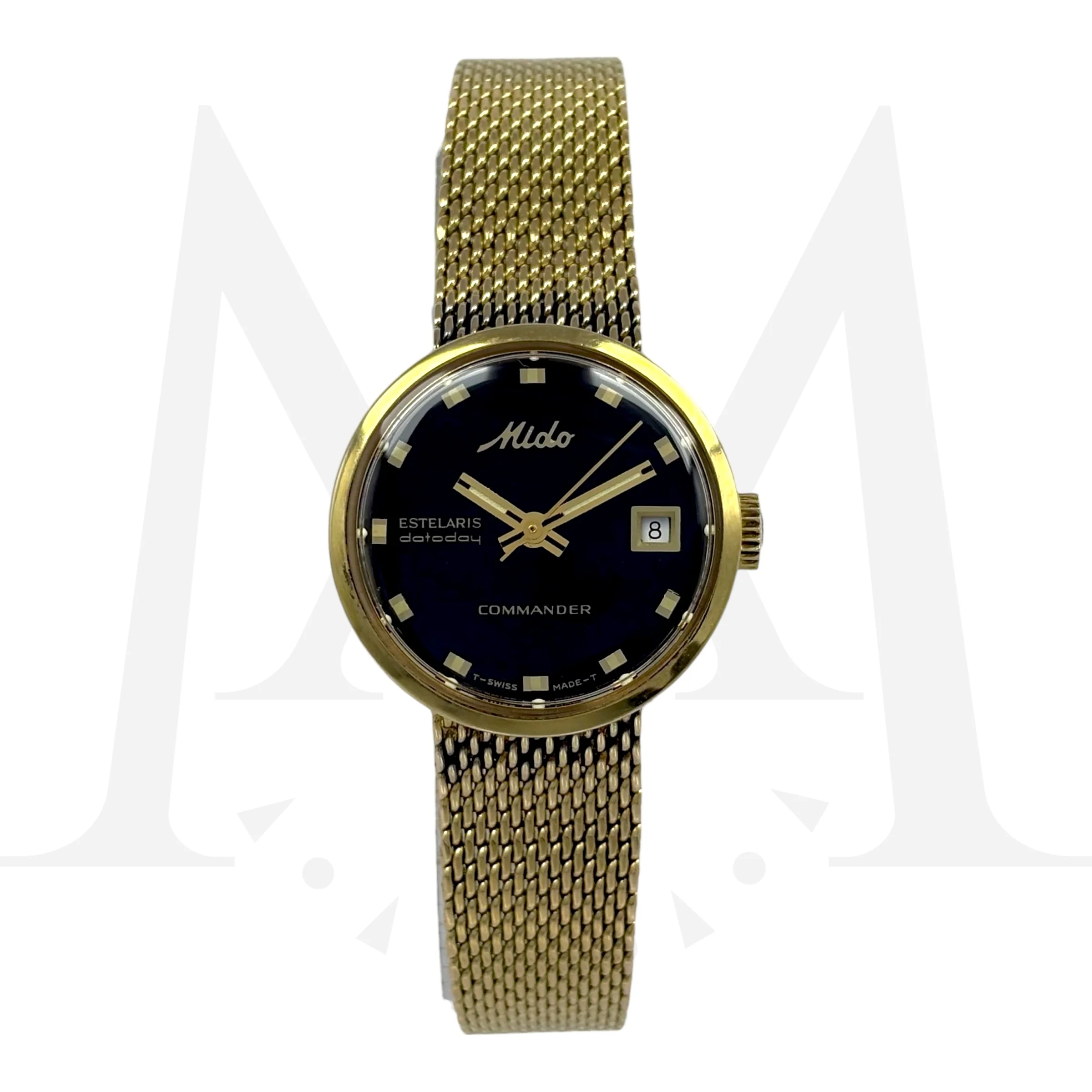 Reloj Mido Commander Estelaris Datoday Automático 7167