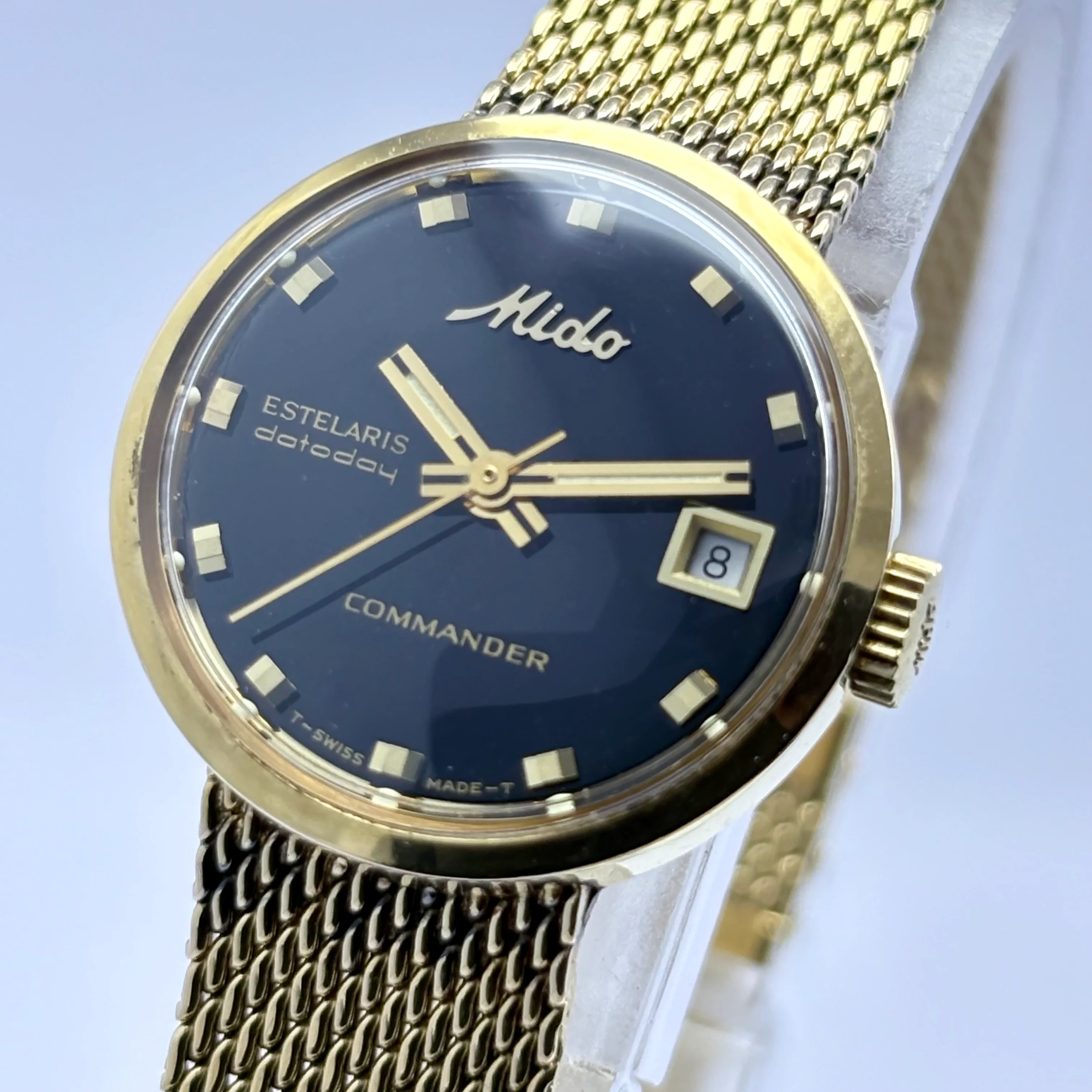 Reloj Mido Commander Estelaris Datoday Automático 7167 - Image 3