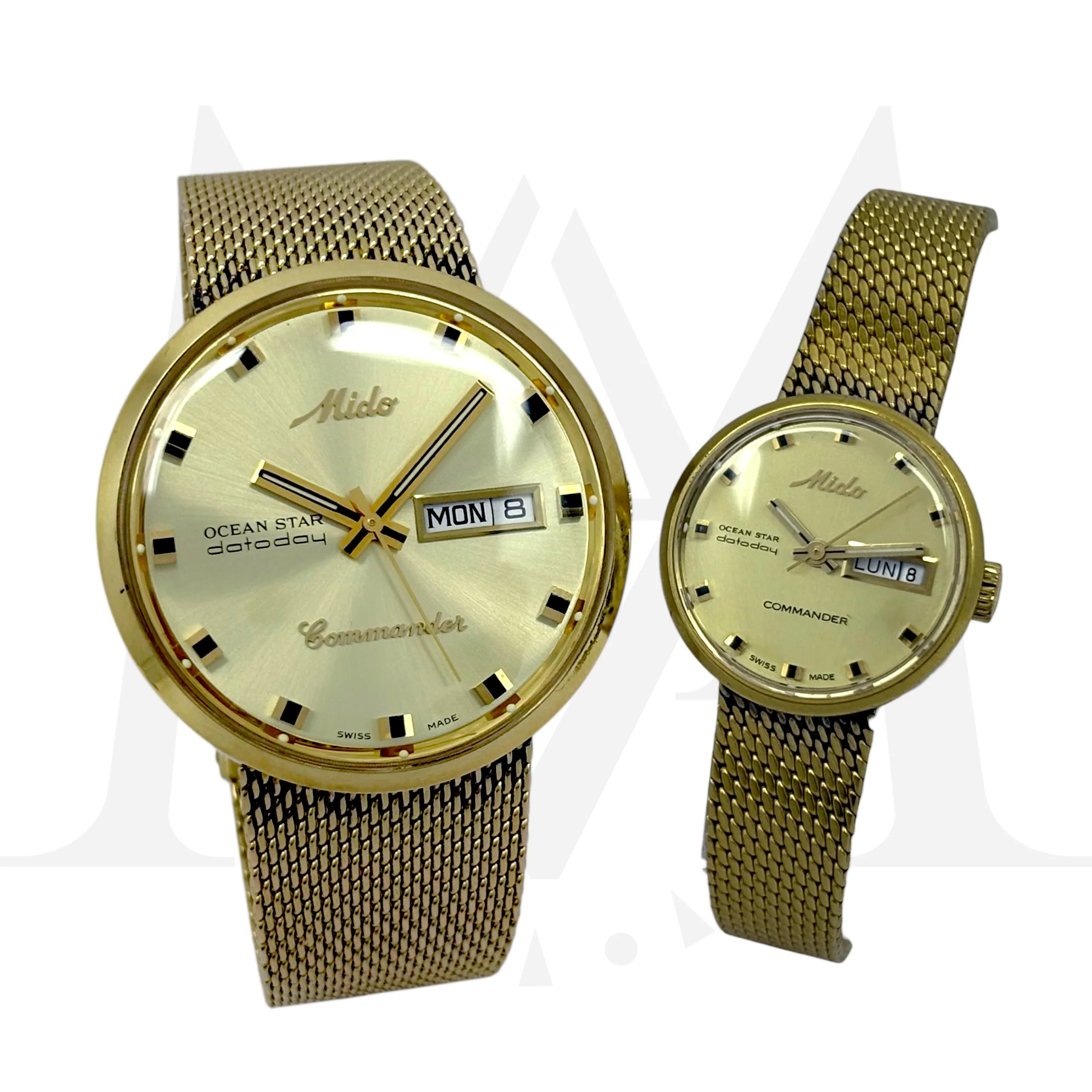 Relojes Mido Commander Ocean Star Pareja