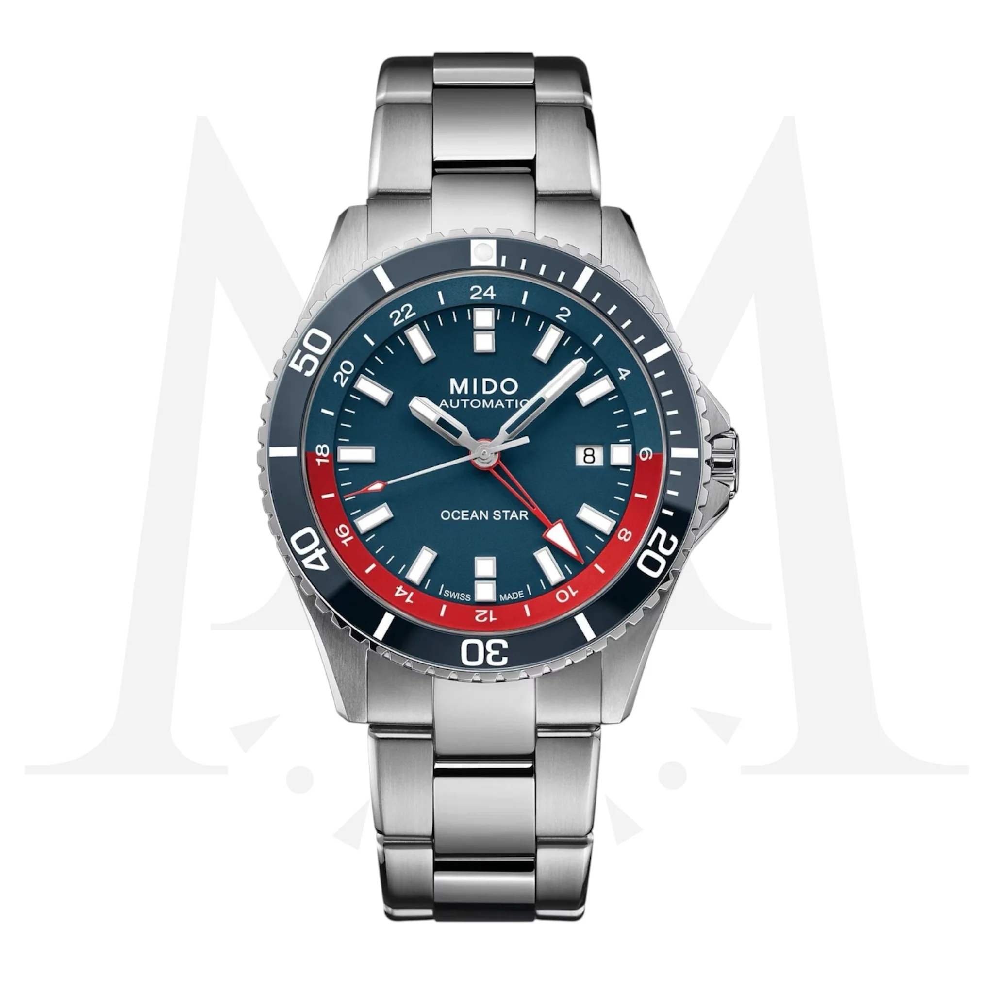 Reloj Mido Ocean Star GMT Automático Nuevo