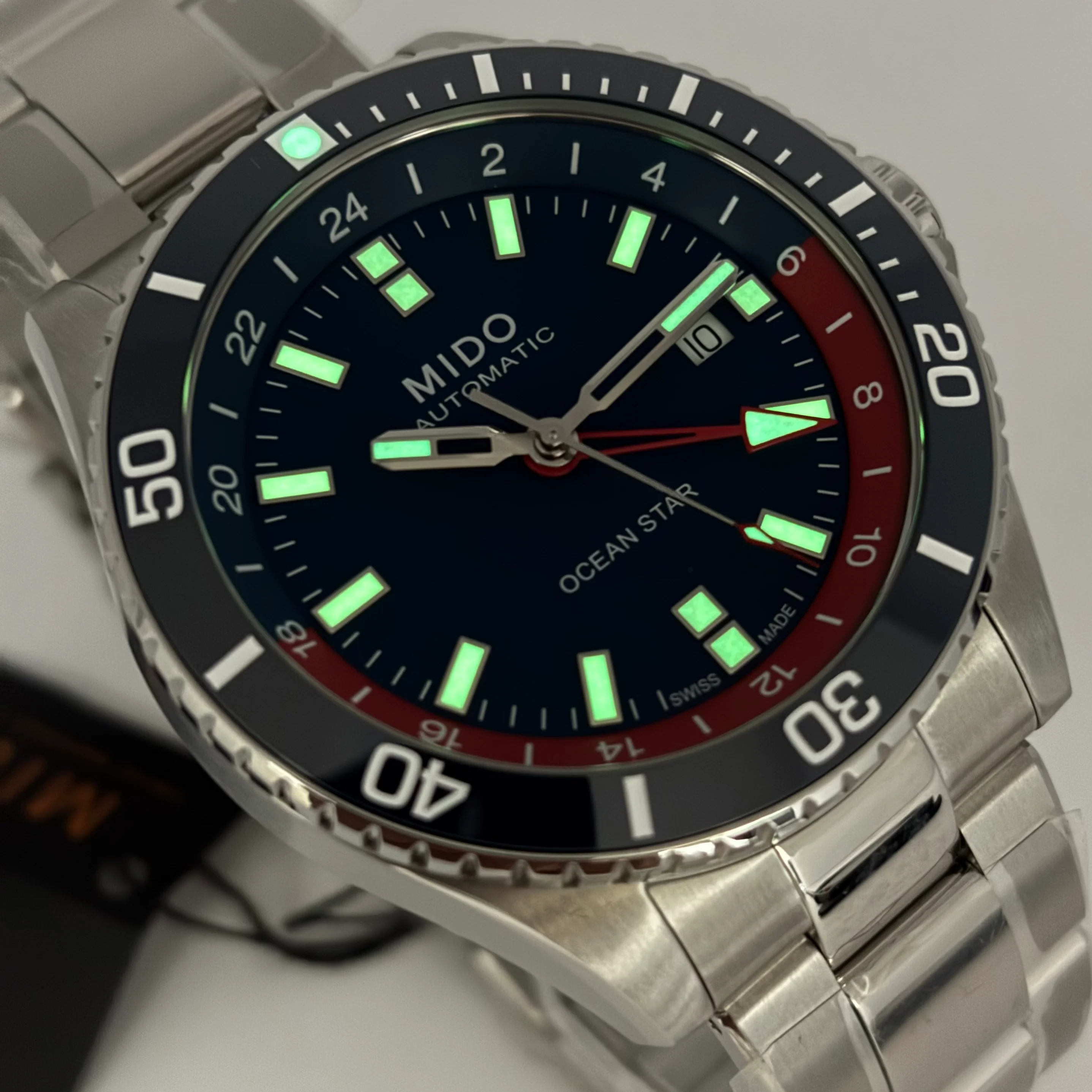 Reloj Mido Ocean Star GMT Automático Nuevo - Image 3