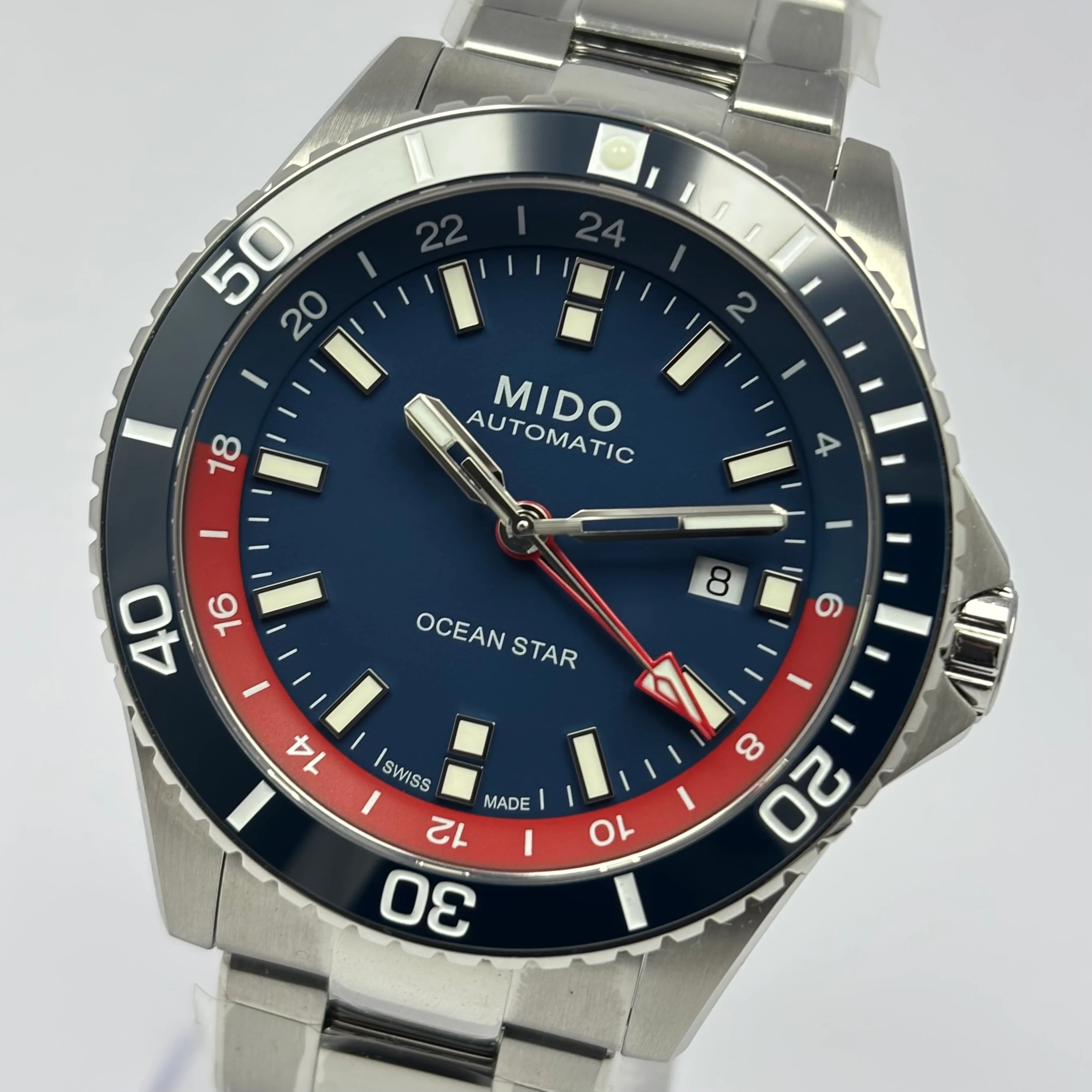 Reloj Mido Ocean Star GMT Automático Nuevo - Image 4