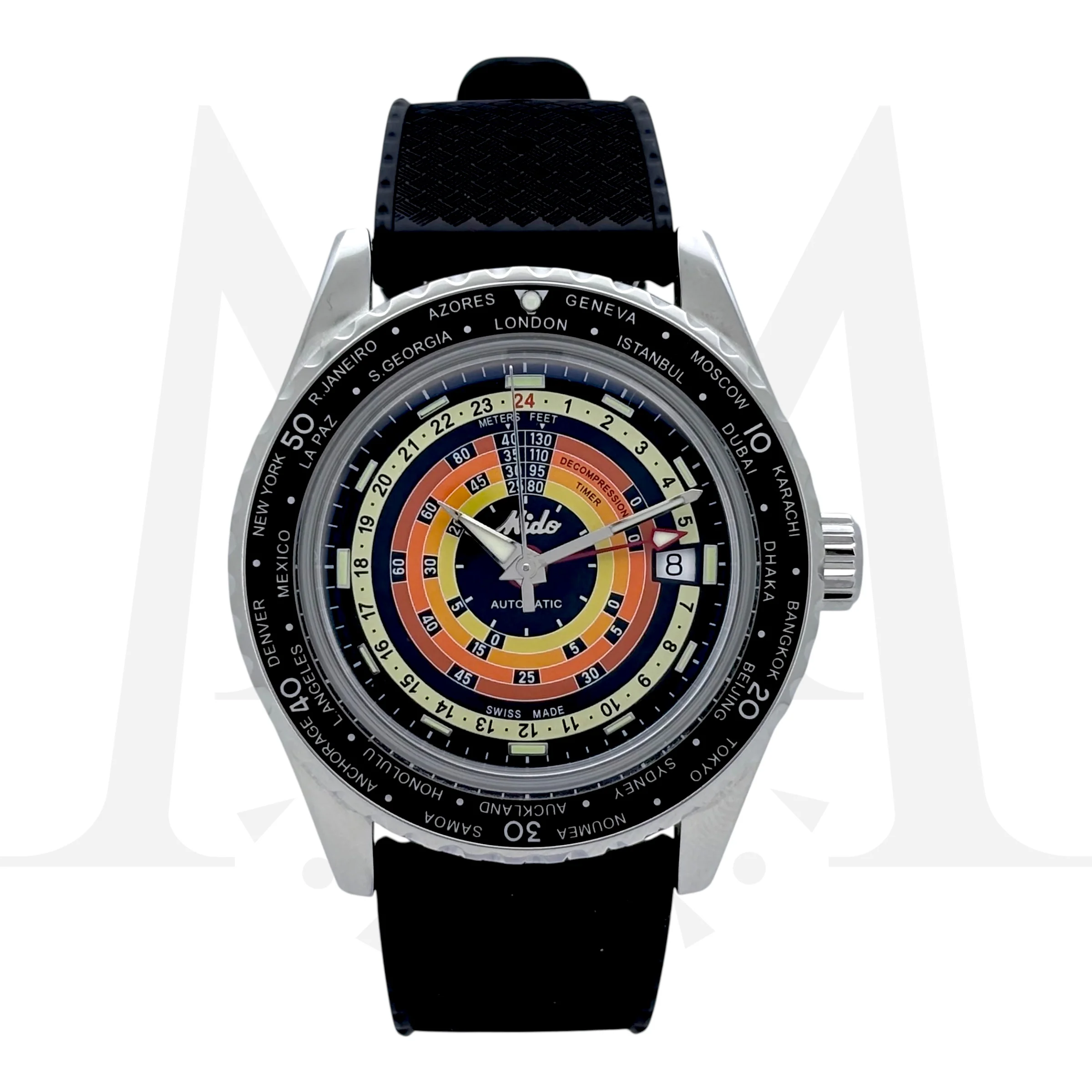 Reloj Mido Ocean Star Descompression World Timer Automático