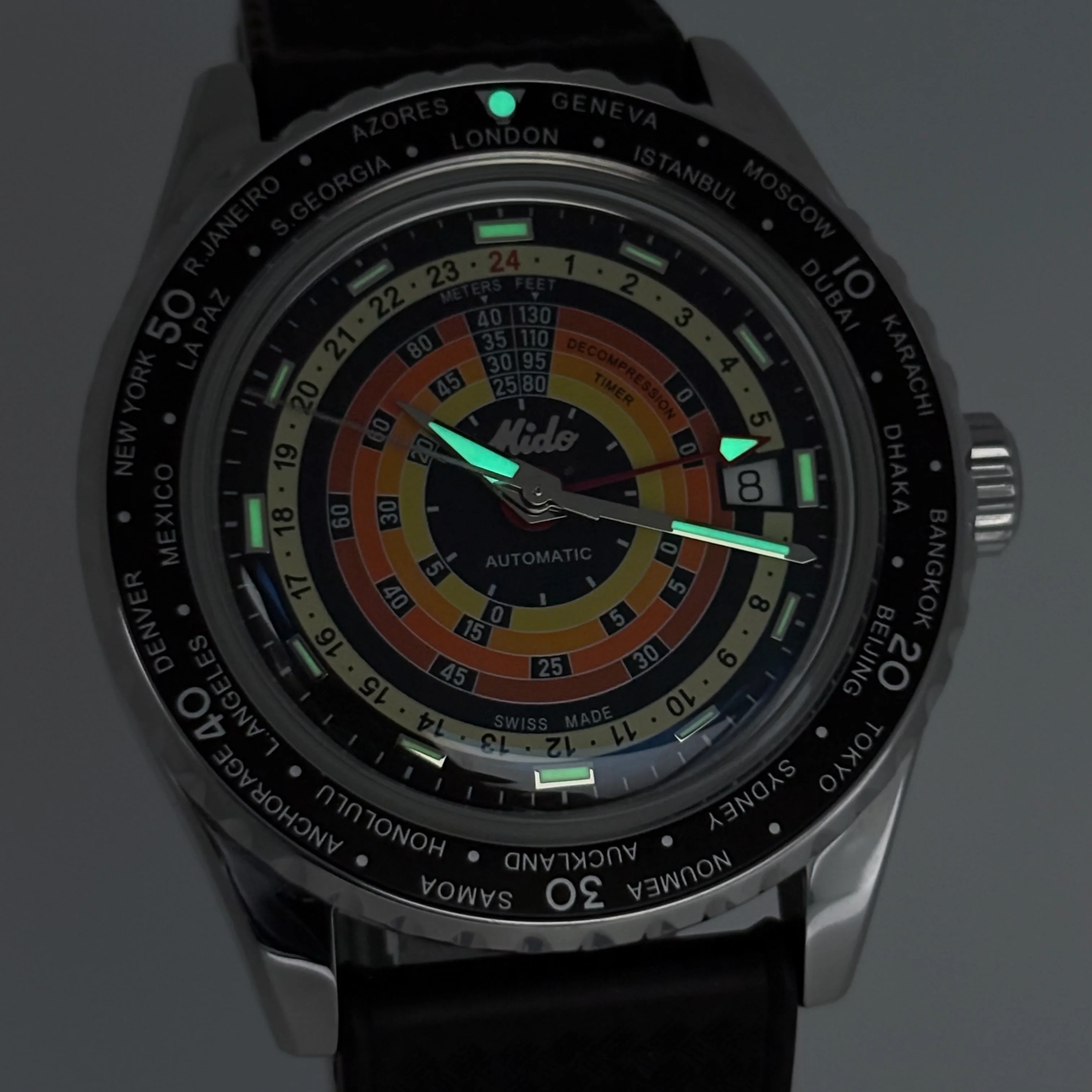 Reloj Mido Ocean Star Descompression World Timer Automático - Image 3