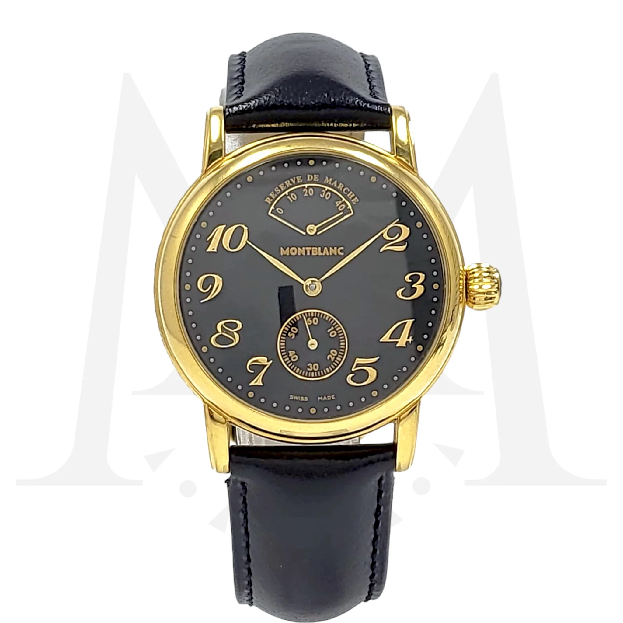 Reloj Montblanc Meisterstuck Power Reserve Cuerda Manual