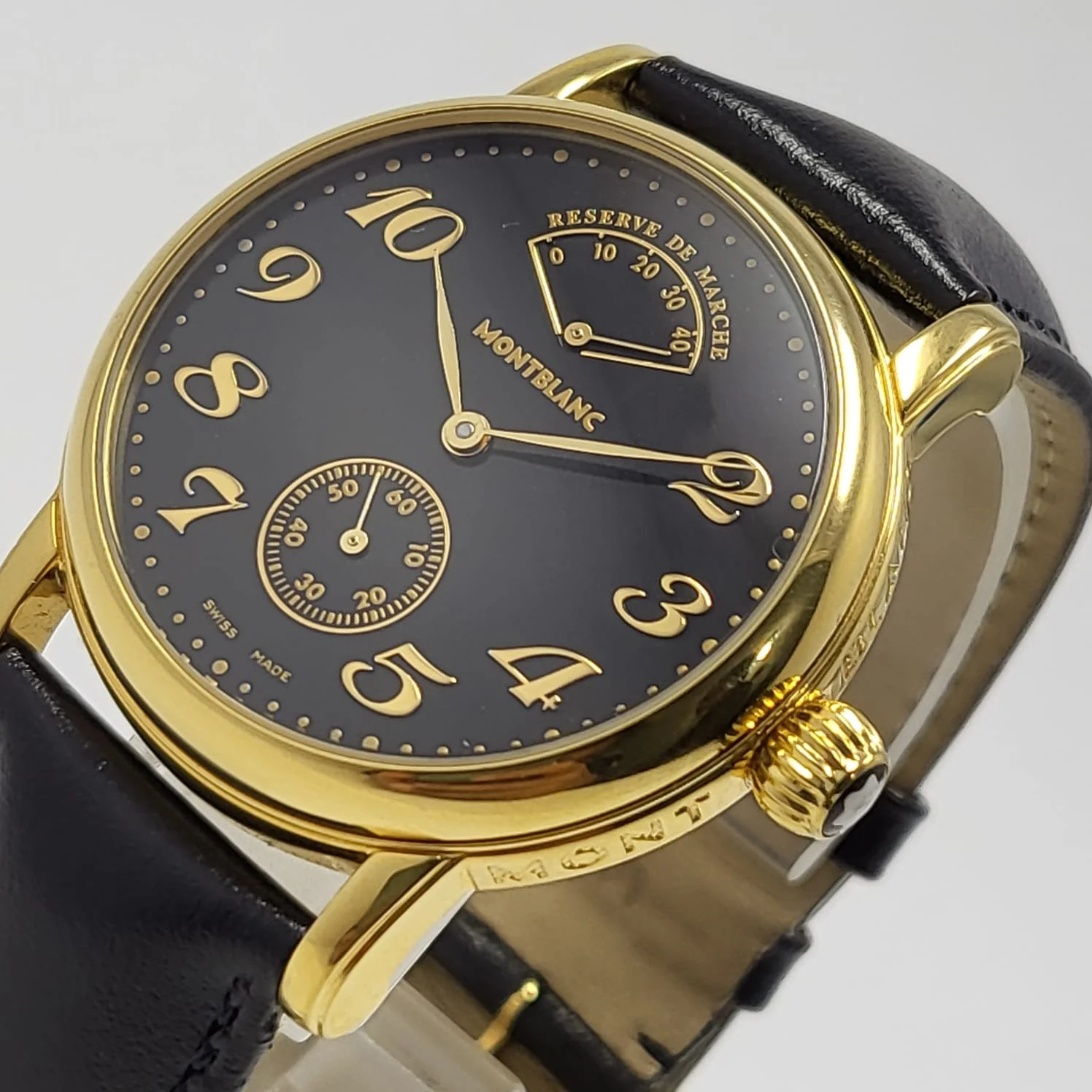 Reloj Montblanc Meisterstuck Power Reserve Cuerda Manual - Image 4