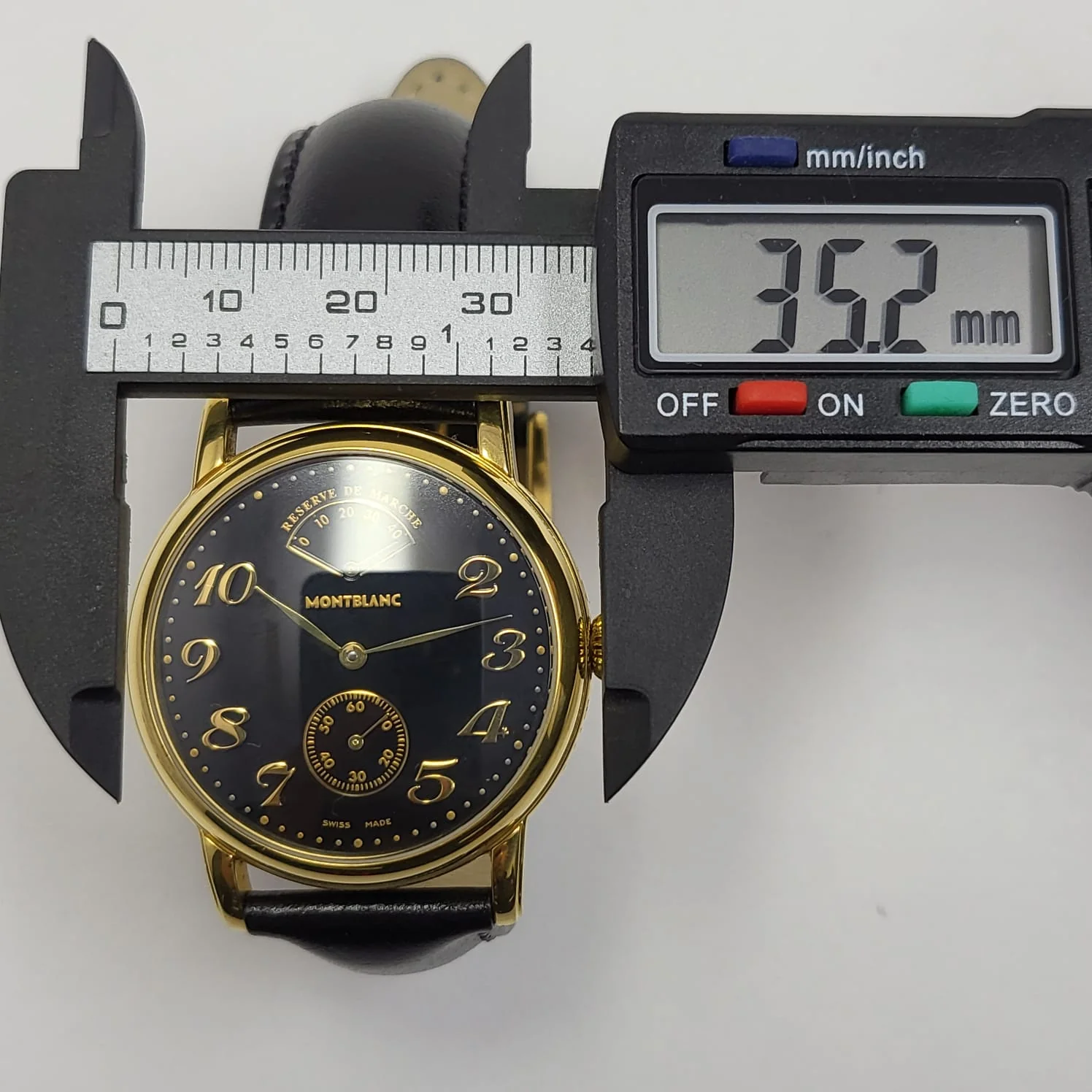Reloj Montblanc Meisterstuck Power Reserve Cuerda Manual - Image 9