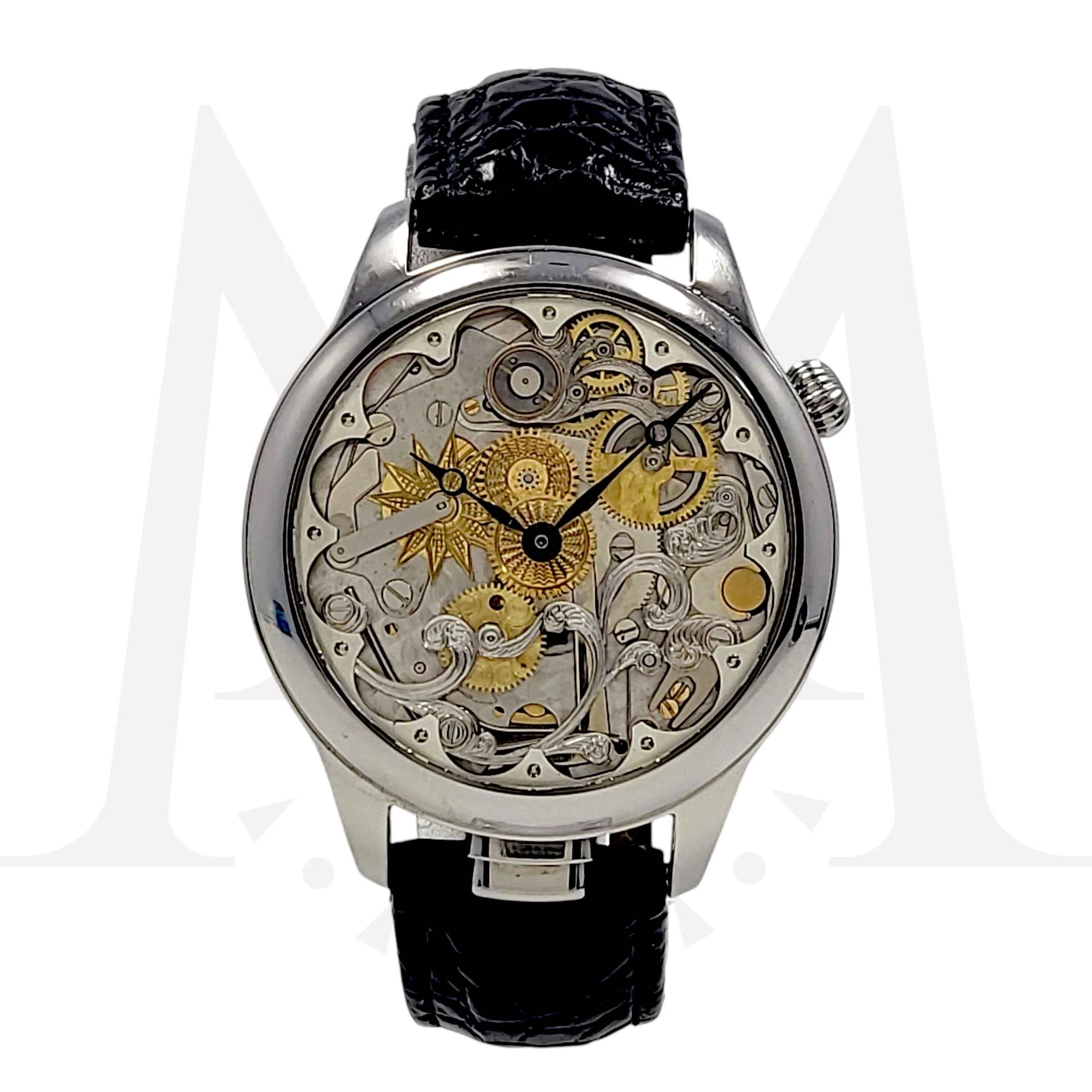 Reloj Nivrel Repetidor a Cuartos y 5 Minutos