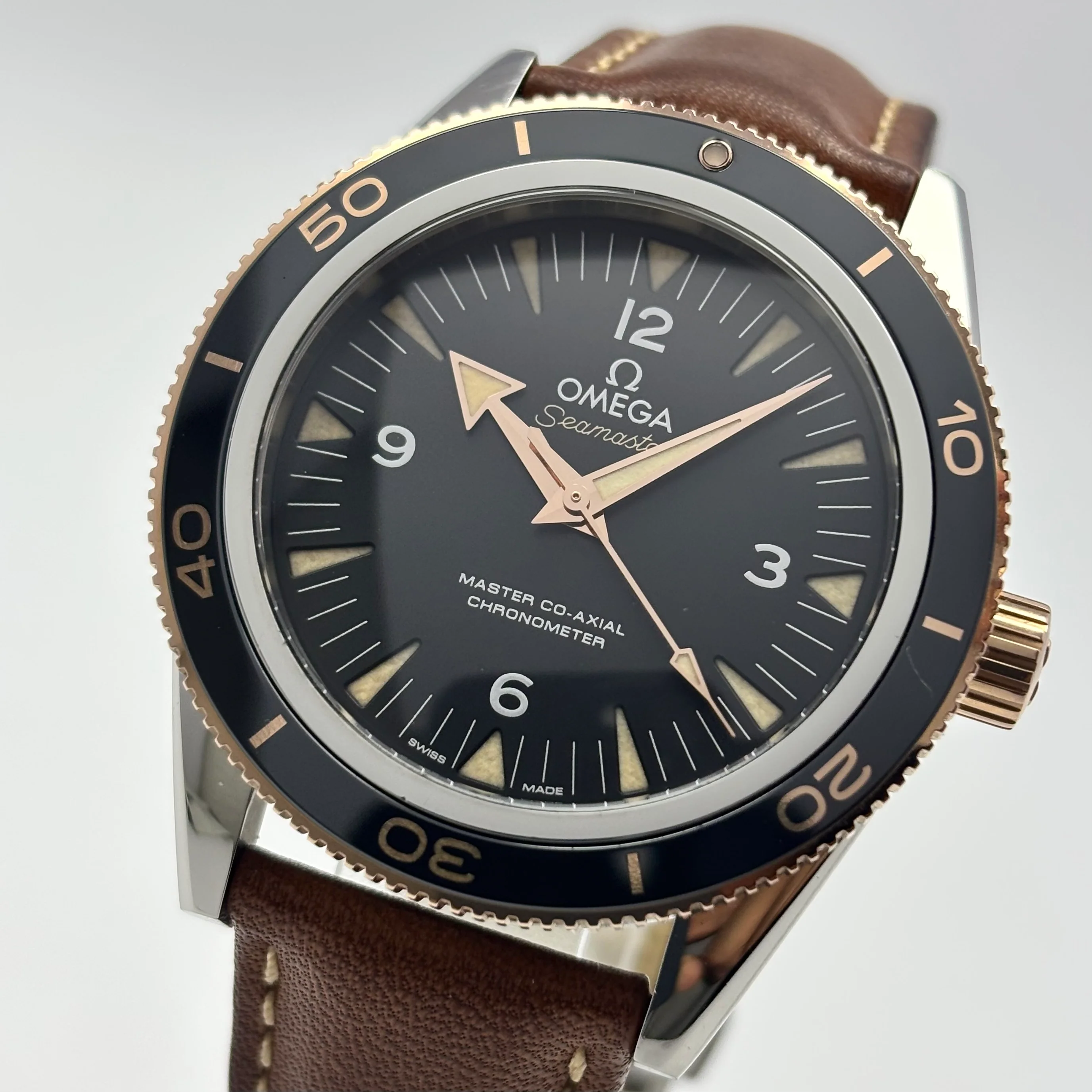 Reloj Omega Seamaster 300 Automático Oro Acero - Image 3