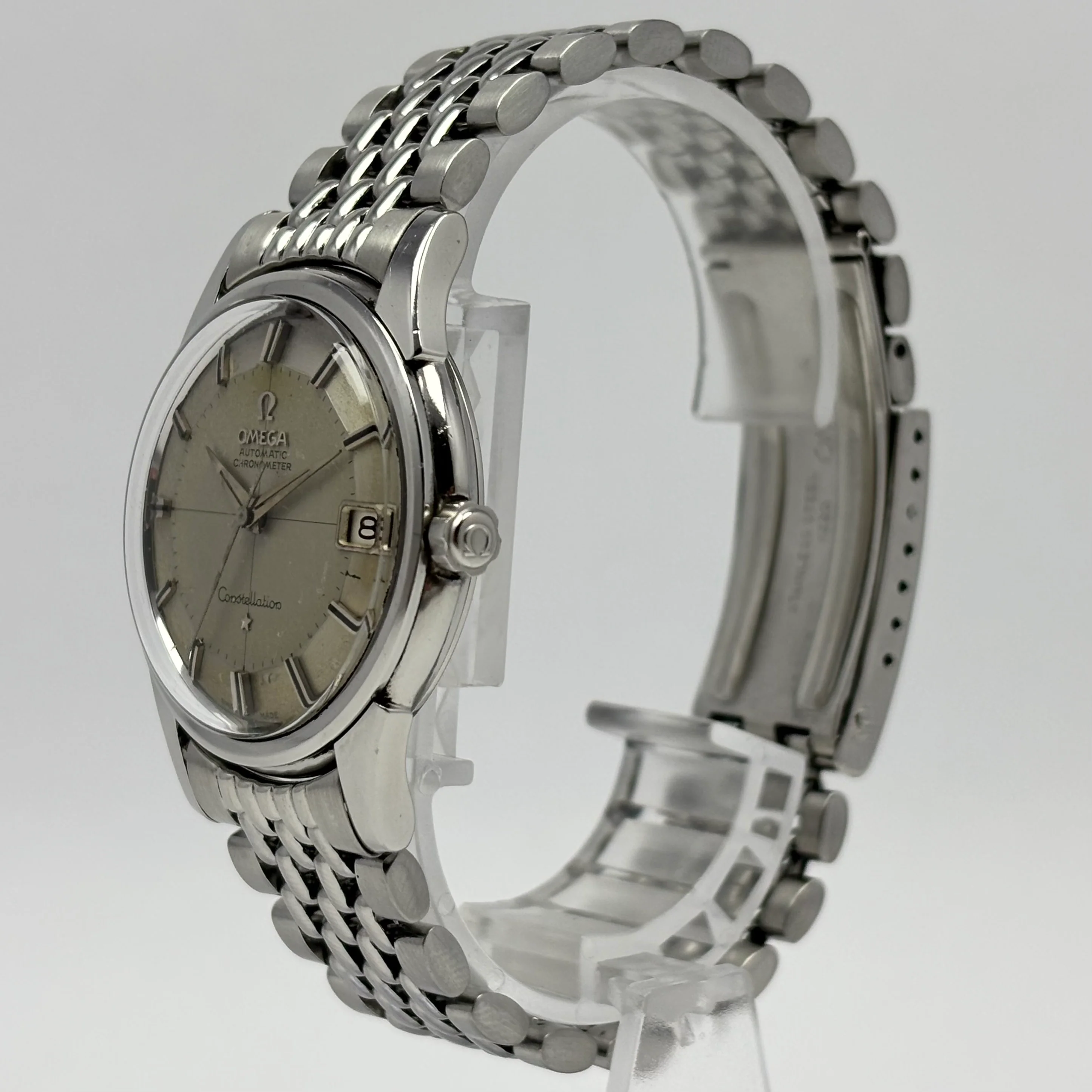 Reloj Omega Constellation Pie Pan Vintage Automático - Image 3