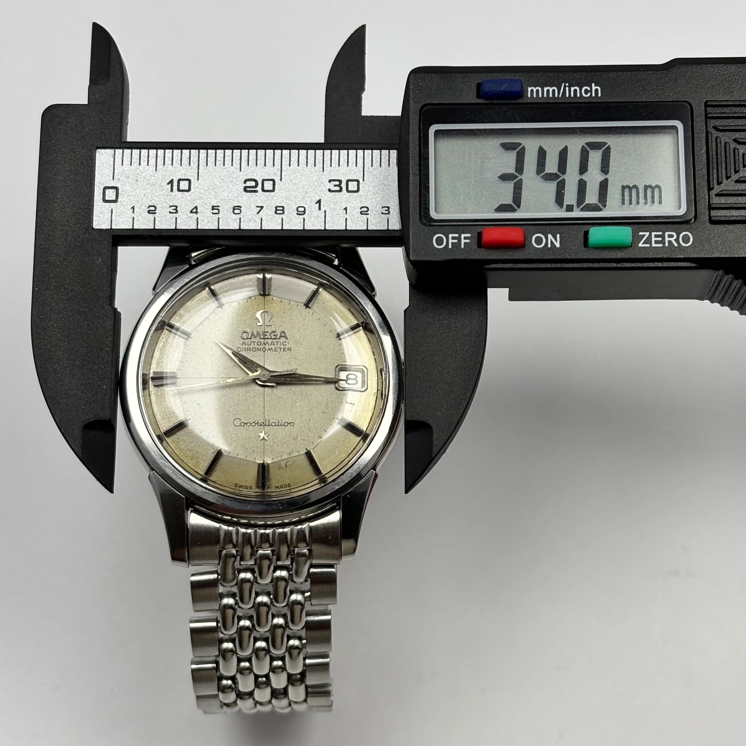 Reloj Omega Constellation Pie Pan Vintage Automático - Image 8