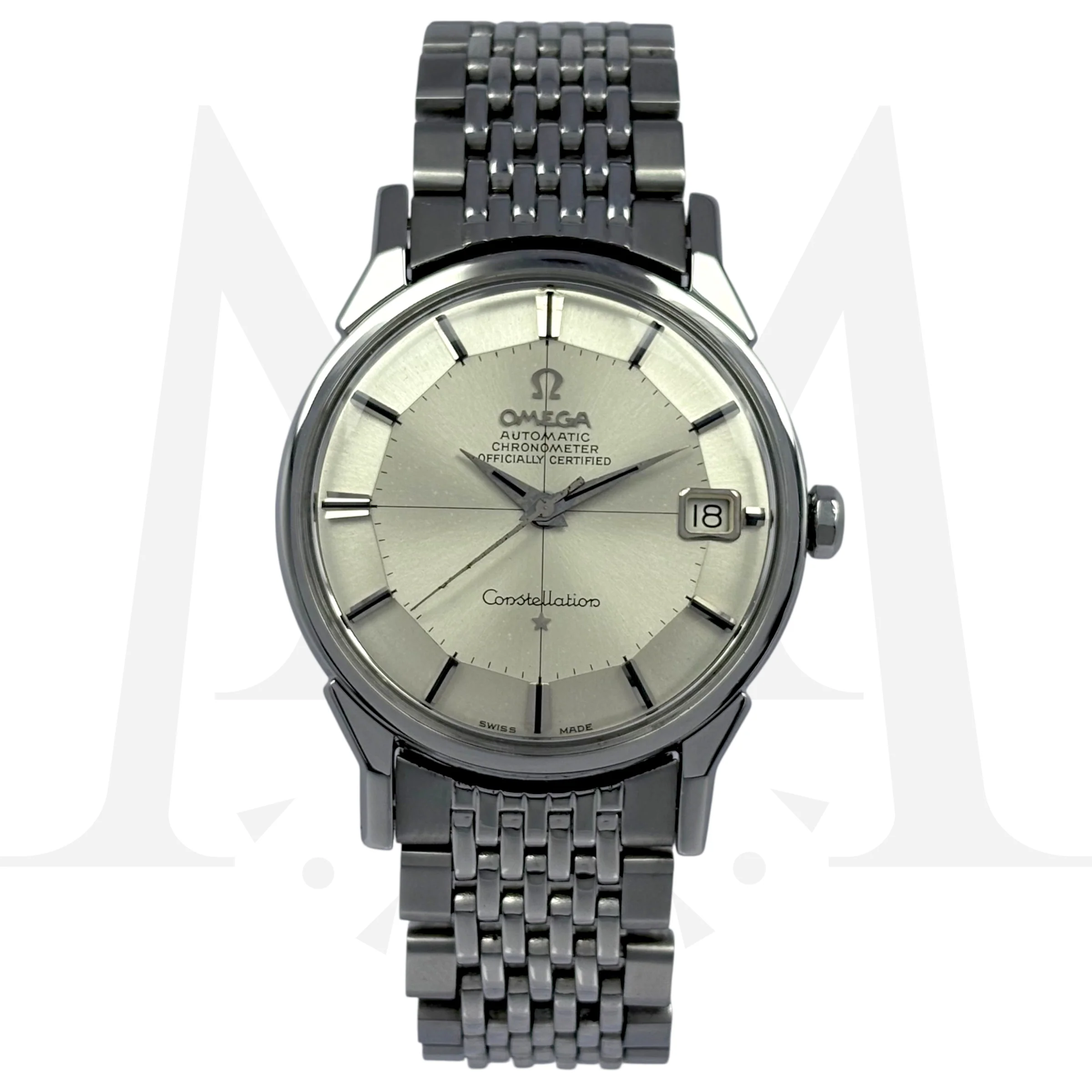 Reloj Omega Pie Pan Vintage Automático Acero