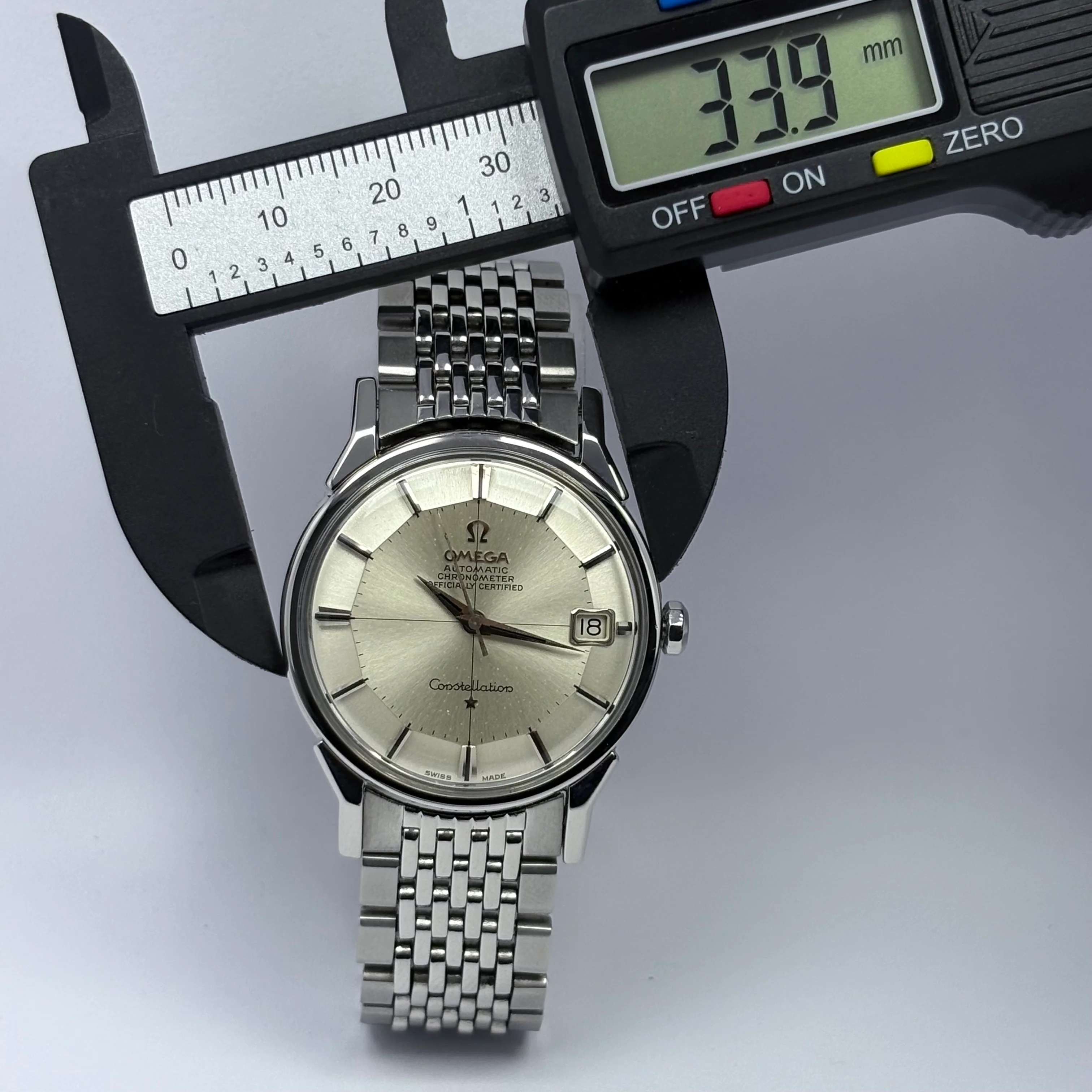 Reloj Omega Pie Pan Vintage Automático Acero - Image 8