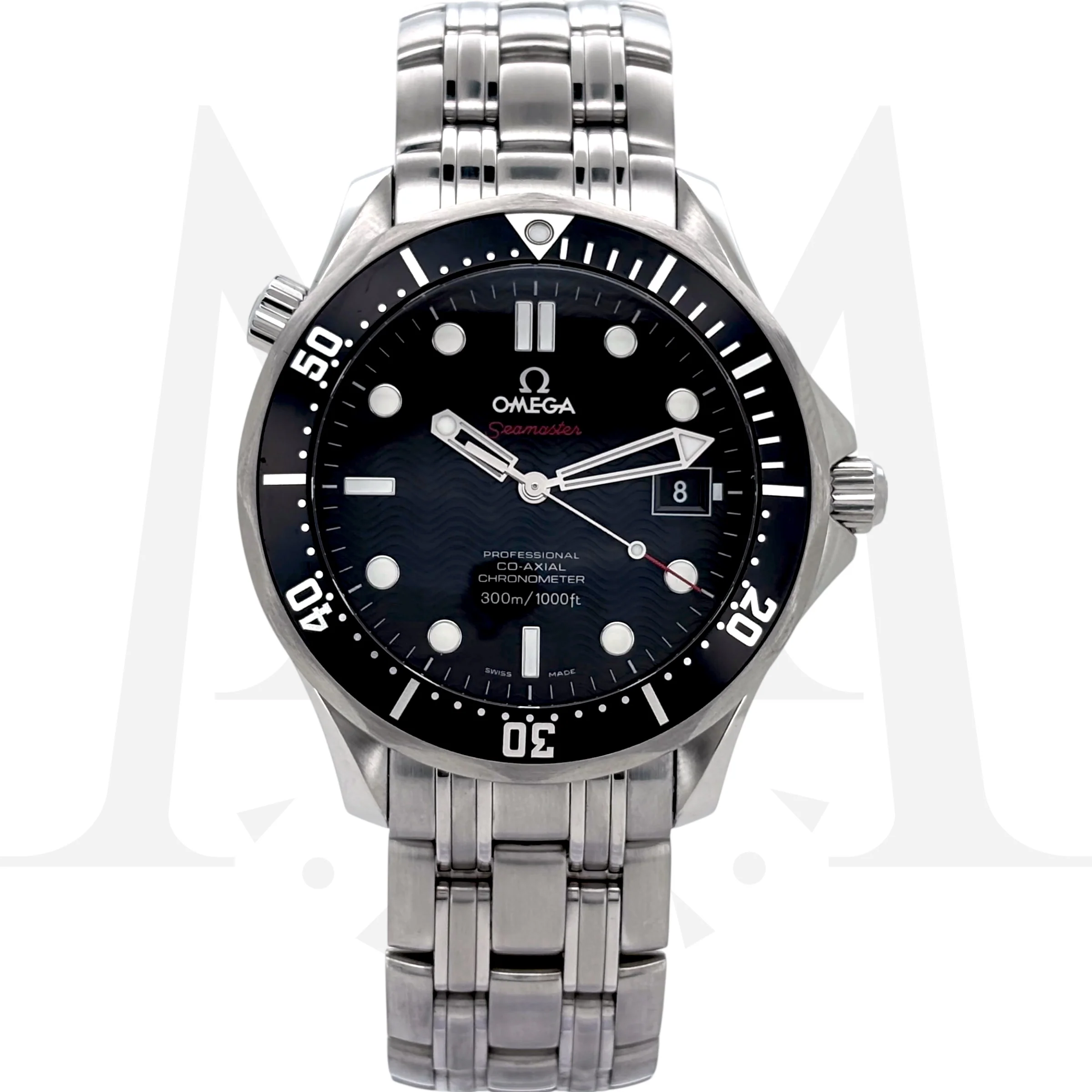 Reloj Omega Seamaster Diver 300 Letras Rojas Automático 3️⃣