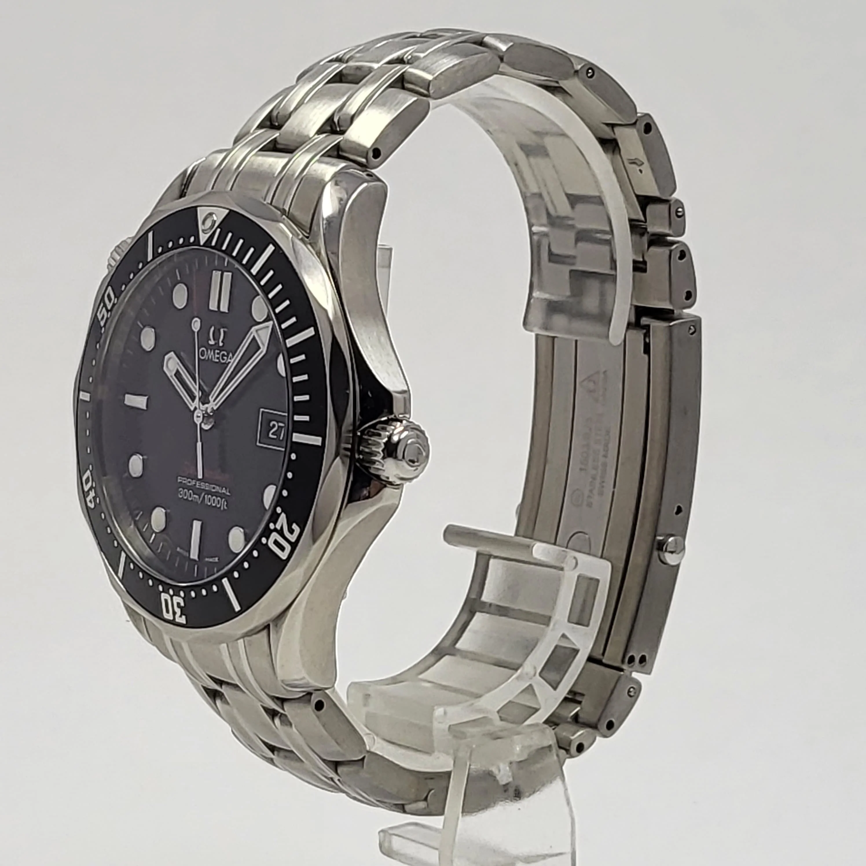 Reloj Omega Seamaster Letras Rojas Quartz - Image 2