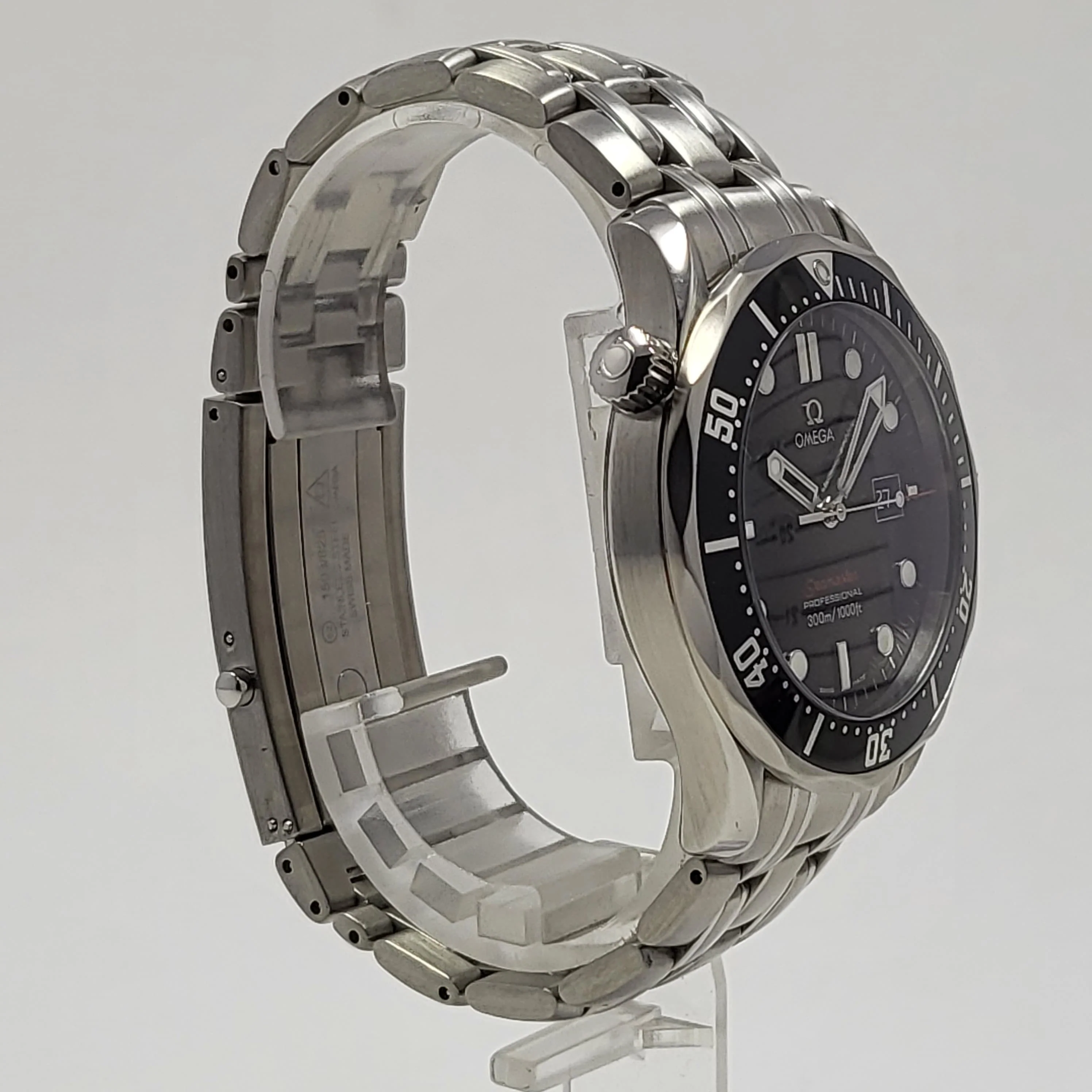 Reloj Omega Seamaster Letras Rojas Quartz - Image 5