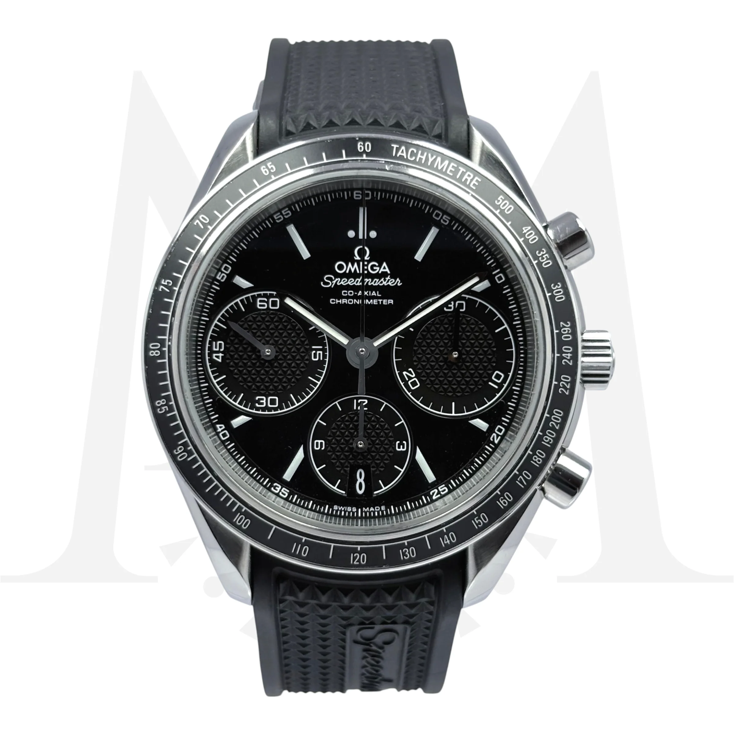 Reloj Omega Speedmaster Racing Negro Crono Automático