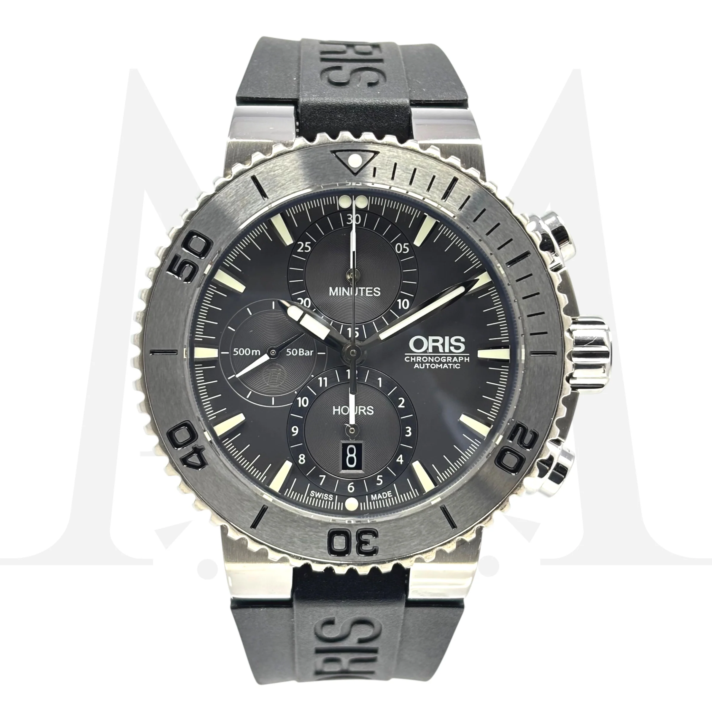 Reloj Oris Aquis Titán Cronógrafo Automatico
