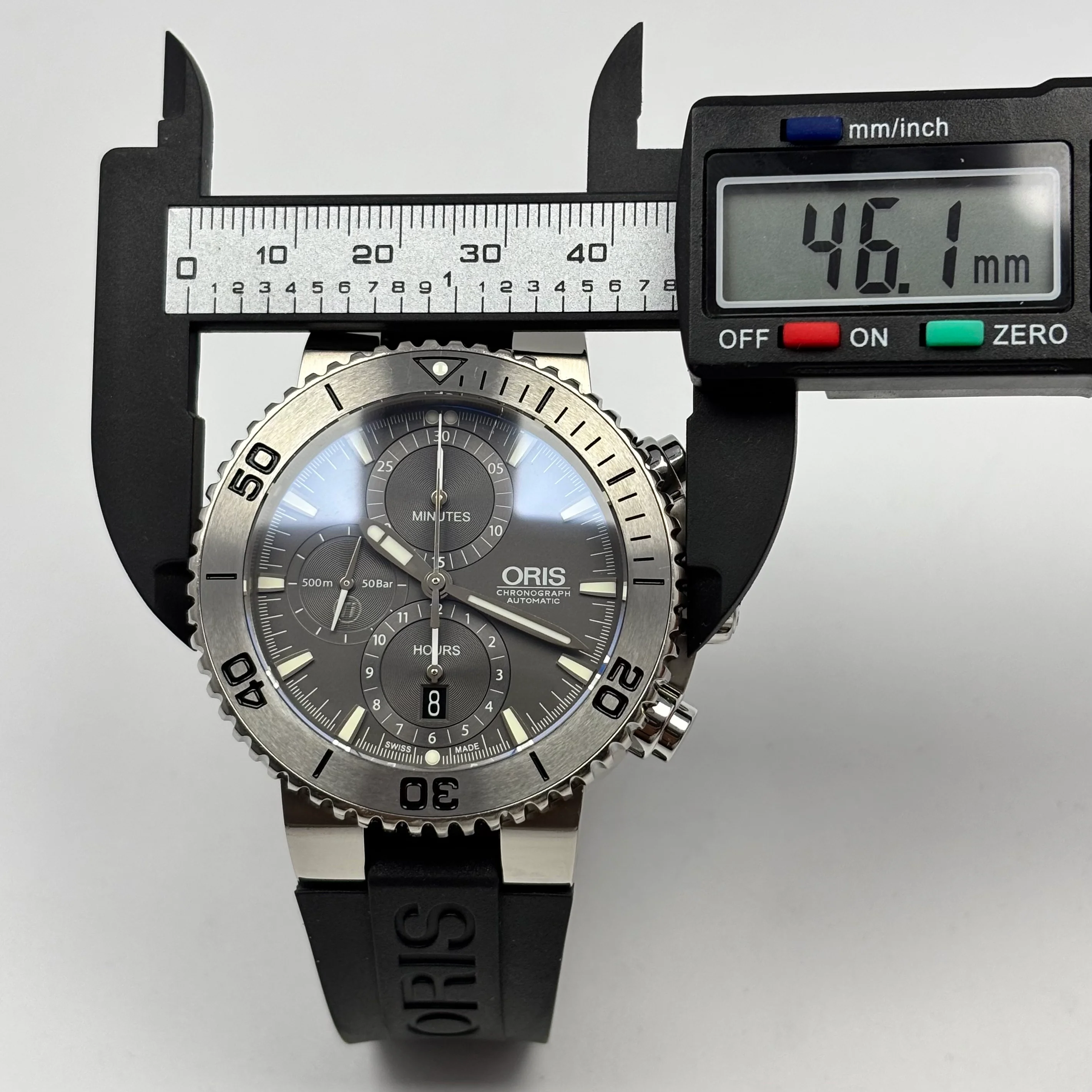 Reloj Oris Aquis Titán Cronógrafo Automatico - Image 9