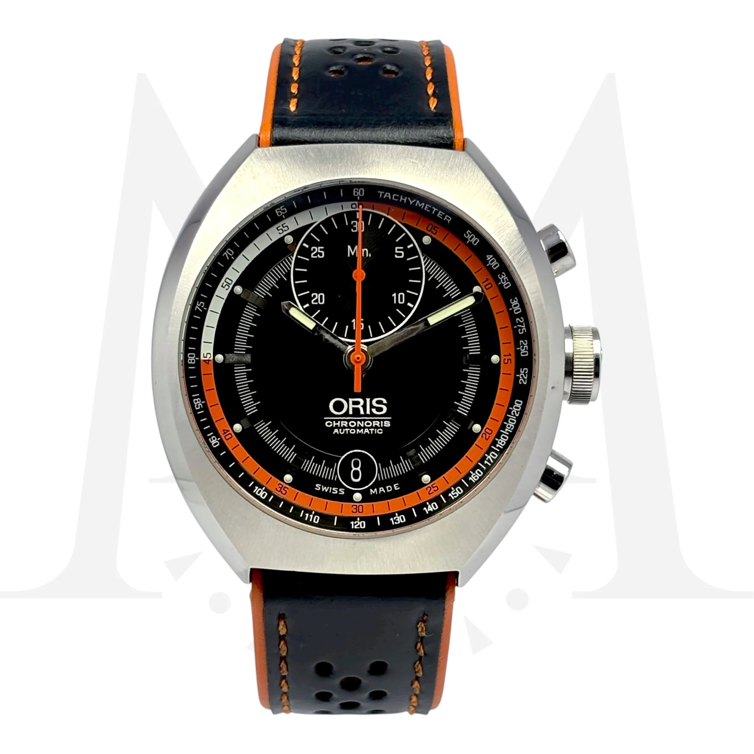 Reloj Oris Chronoris Automático Naranja